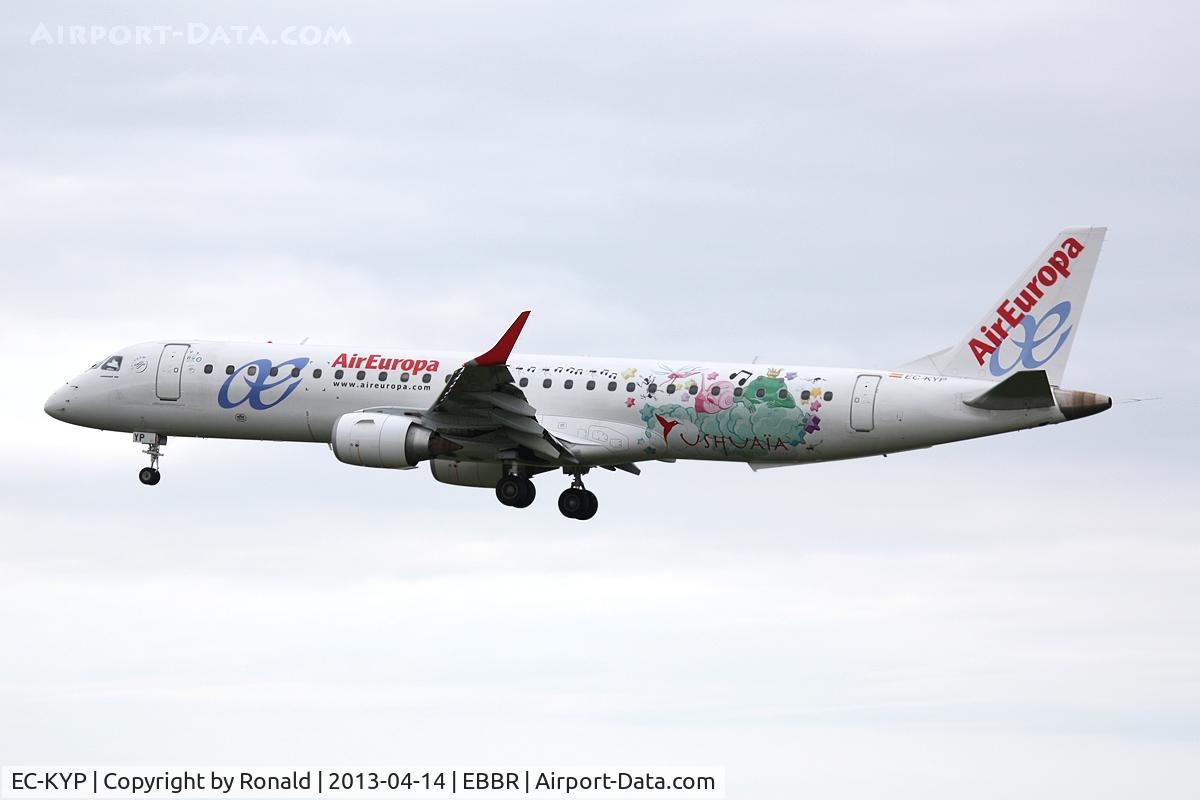 EC-KYP, 2010 Embraer 195LR (ERJ-190-200LR) C/N 19000281, at bru
