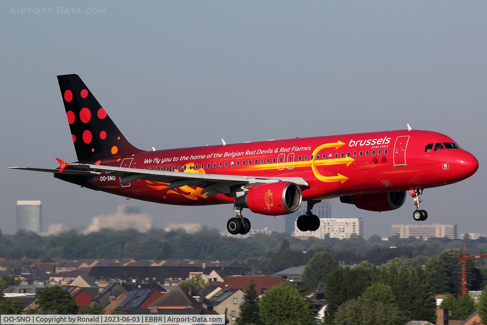 OO-SNO, 2009 Airbus A320-216 C/N 3831, at bru