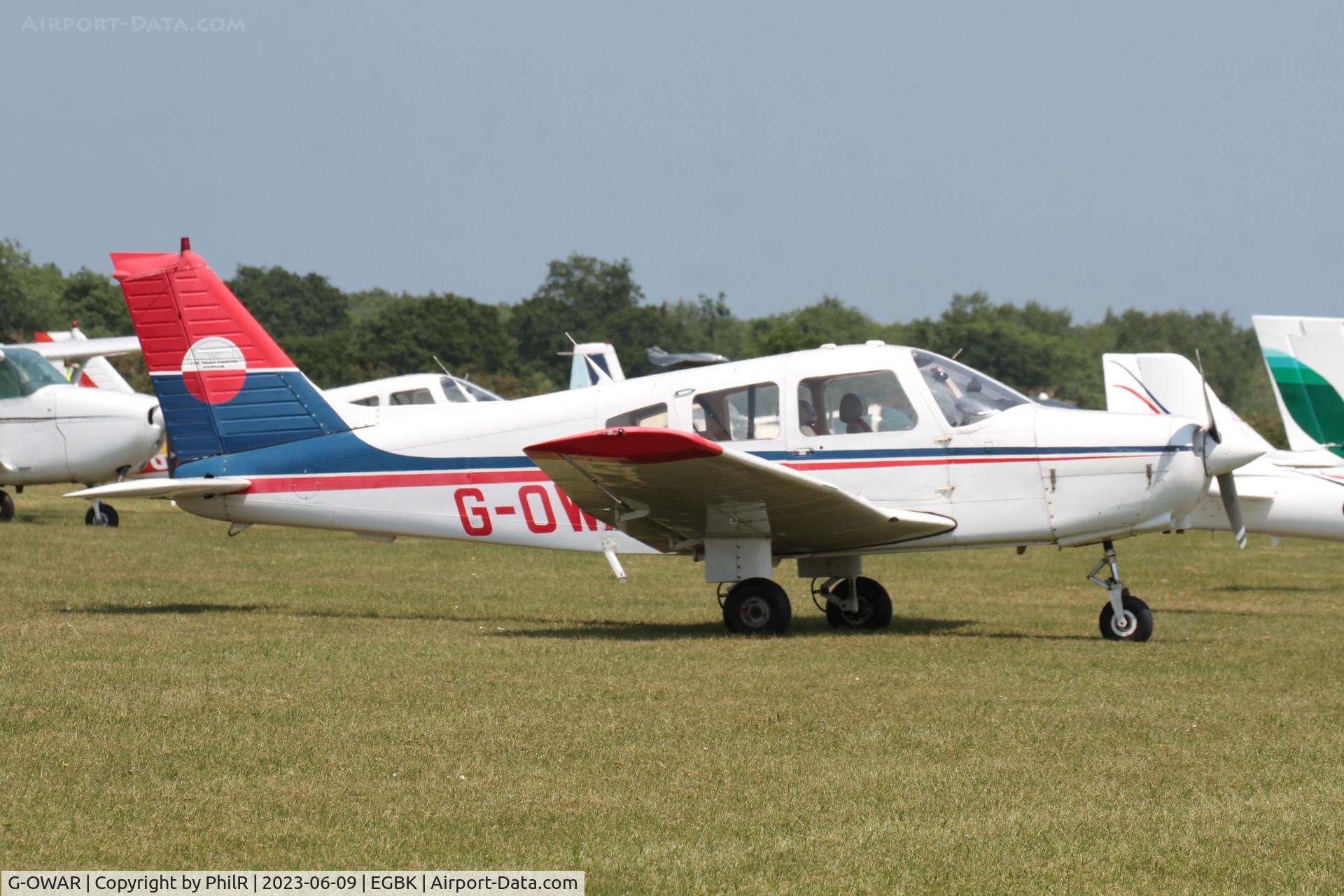G-OWAR, 1986 Piper PA-28-161 Cherokee Warrior II C/N 28-8616054, G-OWAR 1986 Piper PA-28 Chreokee Warrior ll AeroExpo Sywell