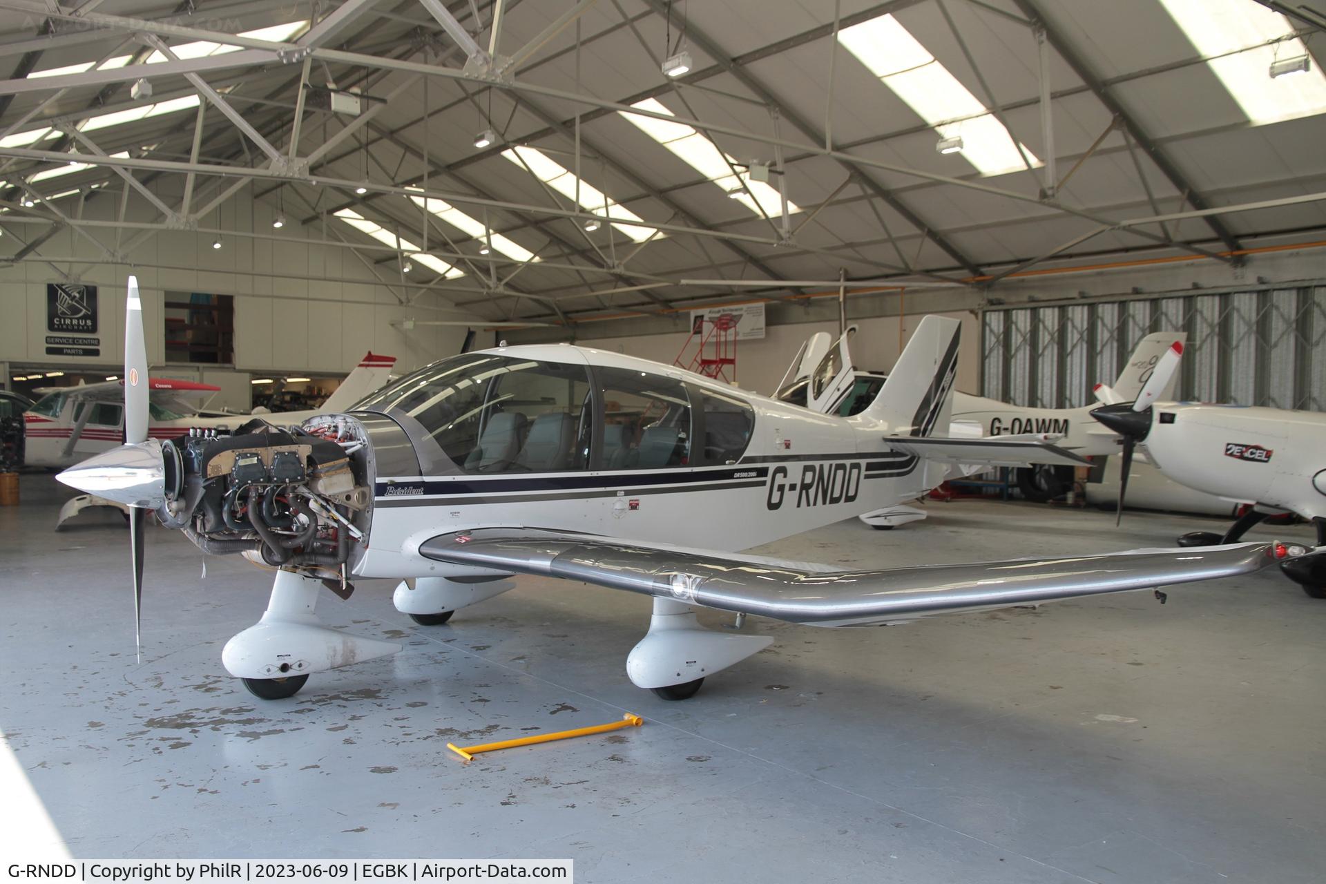 G-RNDD, 2003 Robin DR-400-500 President C/N 37, G-RNDD 2003 CAB Robin DR400-500 AeroExpo Sywell
