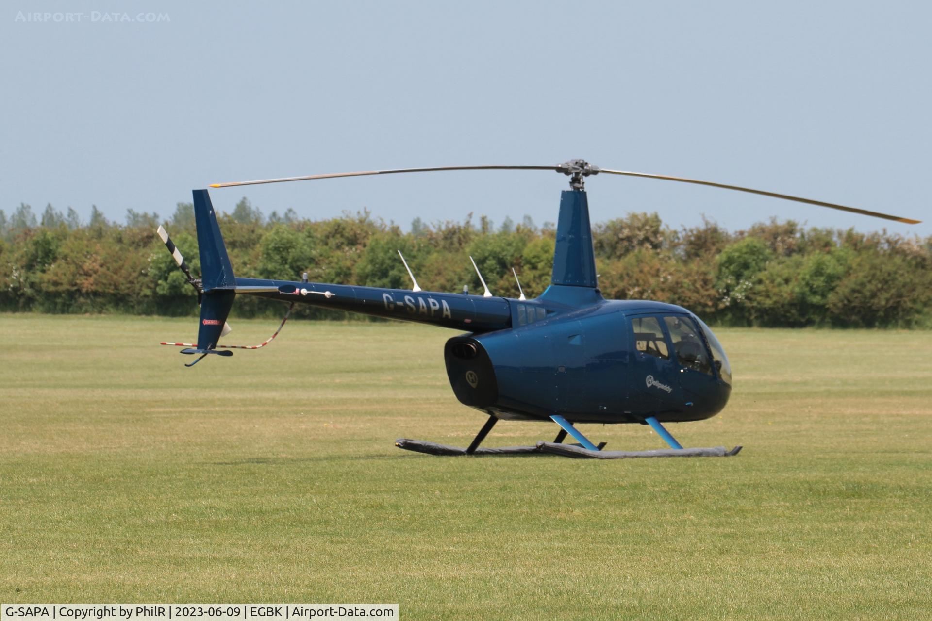 G-SAPA, 2018 Robinson R66 Turbine C/N 0877, G-SAPA 2018 Robinson R66 Turbine AeroExpo Sywell