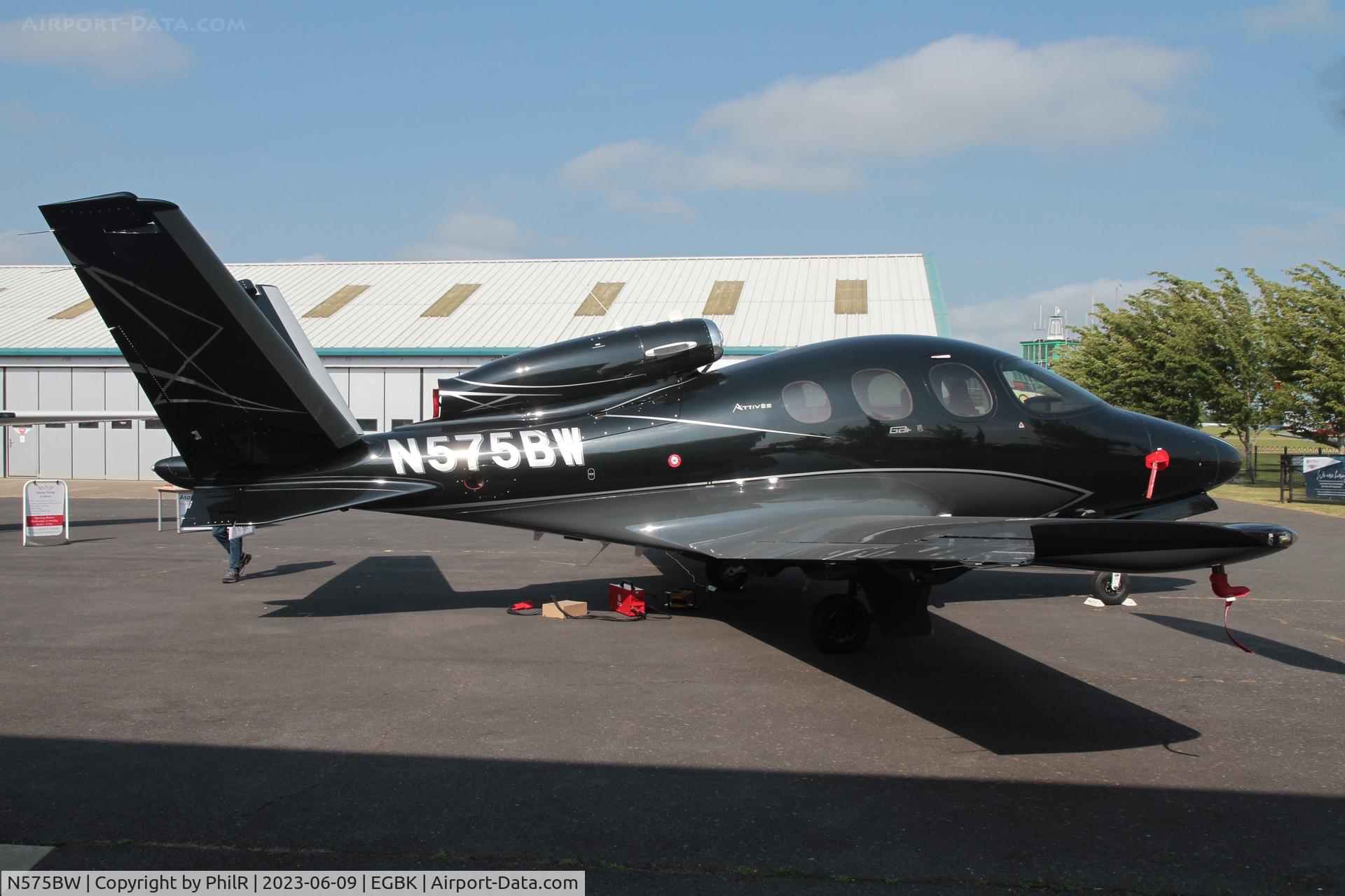 N575BW, 2023 Cirrus SF50 G2+ Arrivee C/N 0434, N575BW Cirrus Vision SF50 G2+ Arrivee AeroExpo Sywell 09.06.23