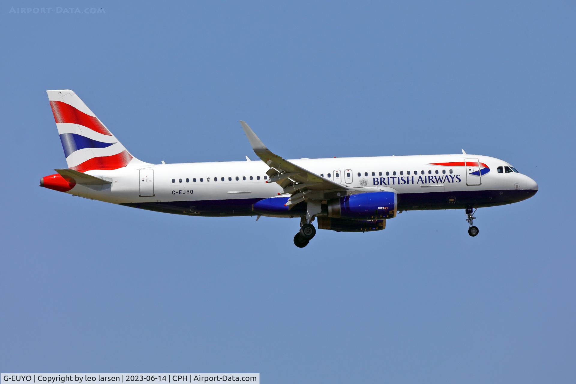 G-EUYO, 2013 Airbus A320-232 C/N 5634, Copenhagen 14.6.2023