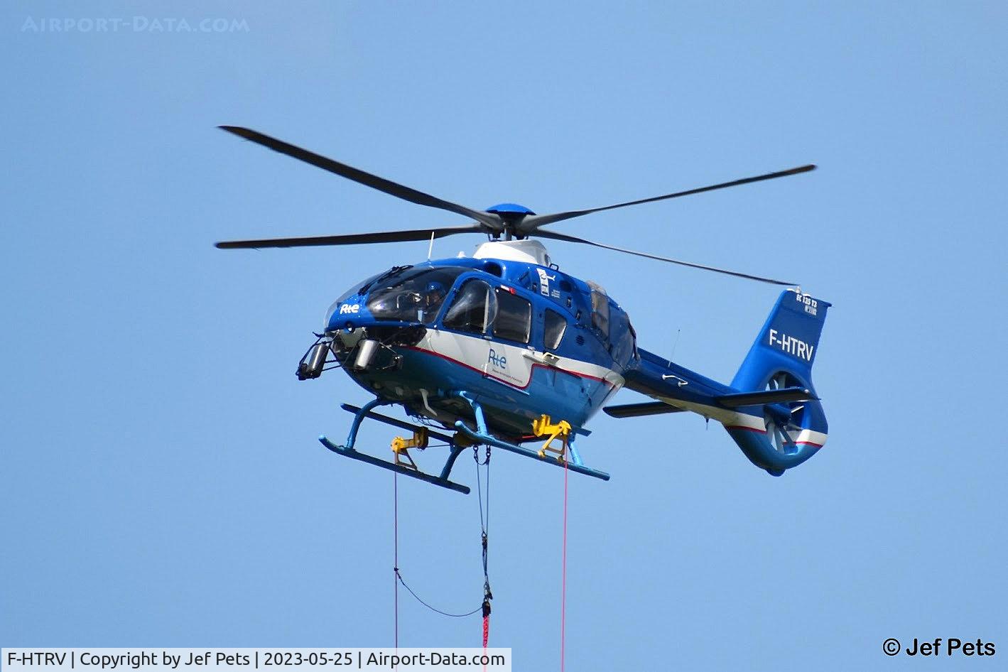 F-HTRV, 2015 Airbus Helicopters H135 C/N 1182, Inspection of high voltage cables in the region of Lier.
