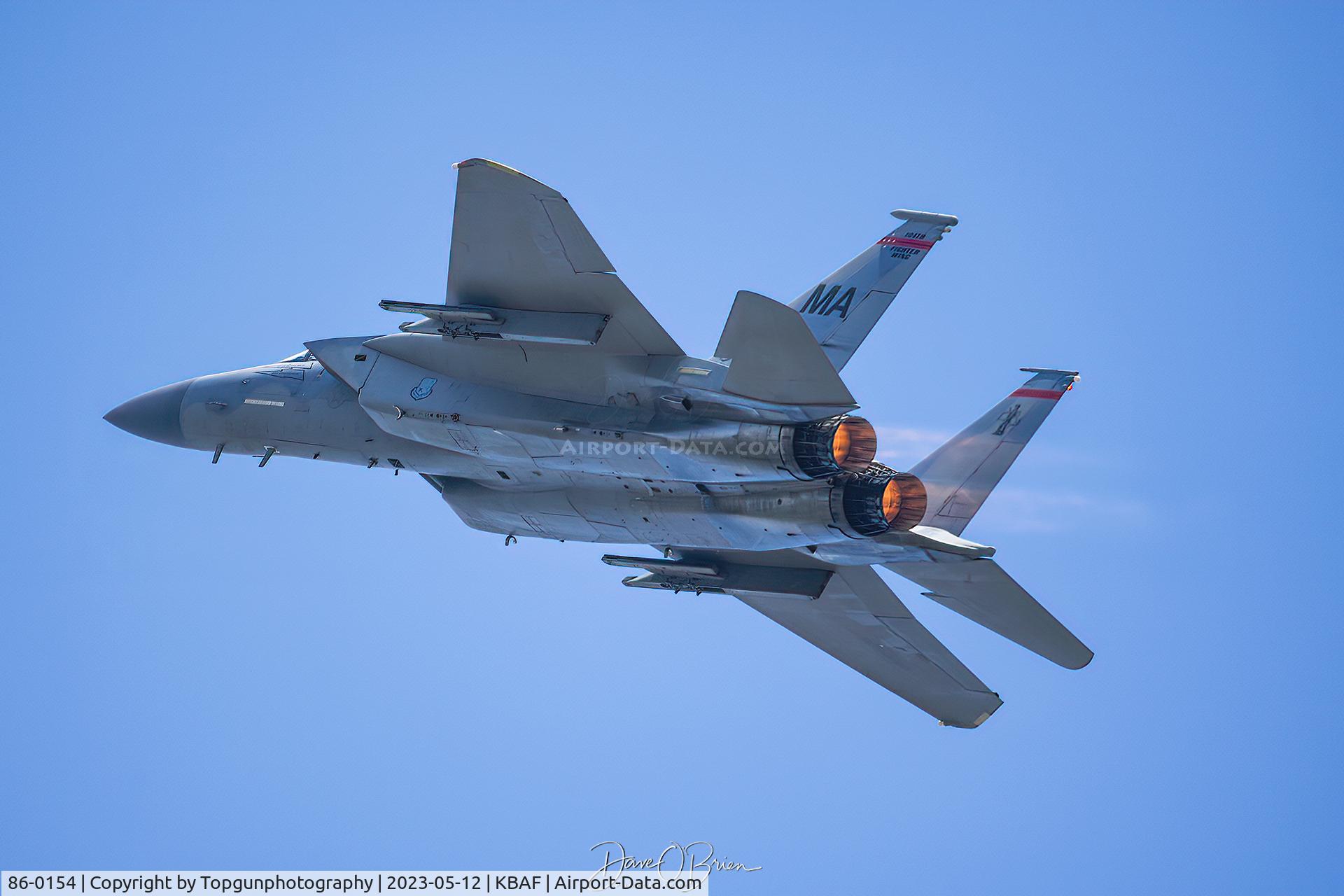 86-0154, 1986 McDonnell Douglas F-15C Eagle C/N 1001/C382, WICKED01 takes off to start the show