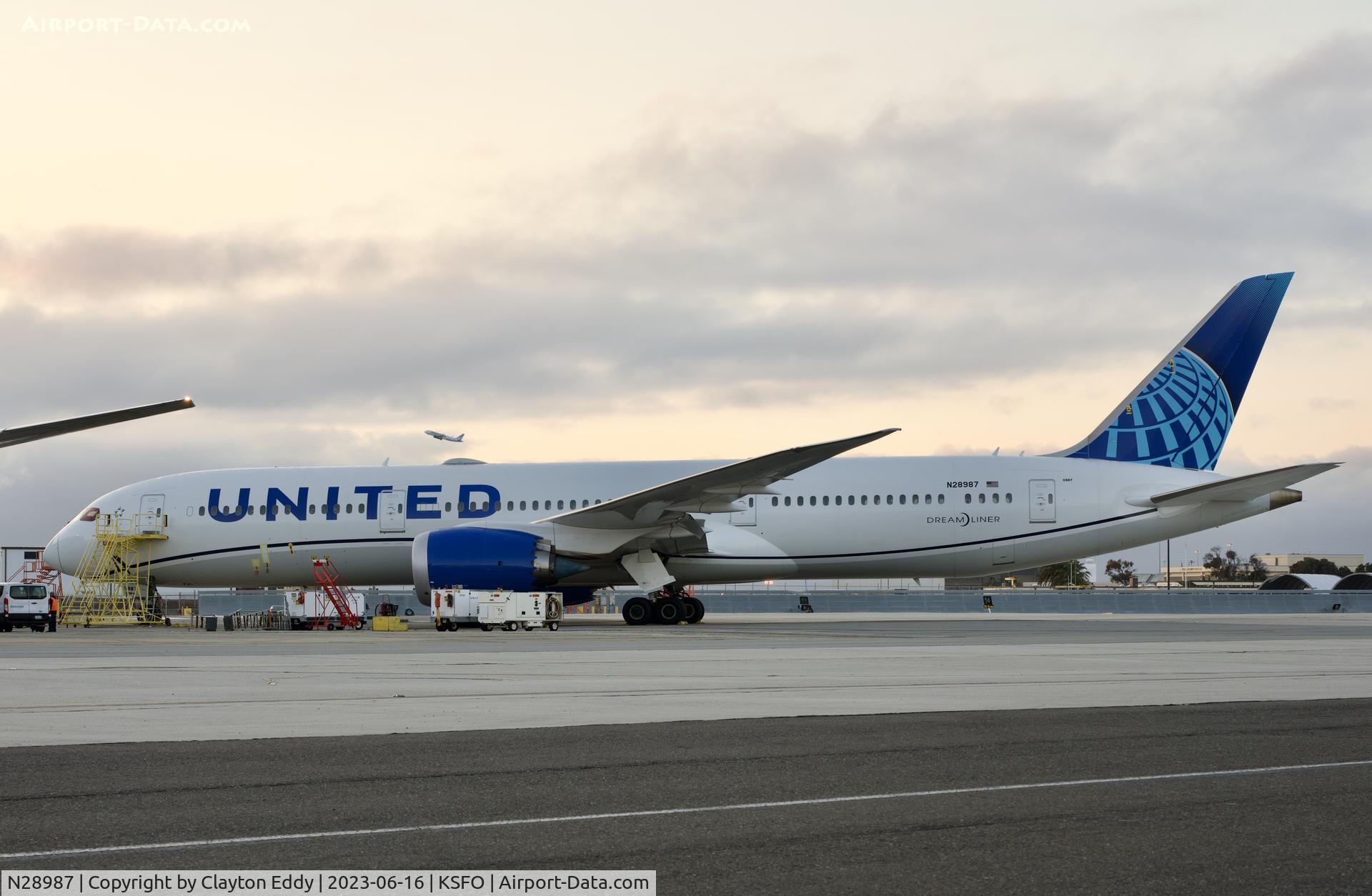 N28987, 2020 Boeing 787-9 Dreamliner Dreamliner C/N 66146, SFO 2023.