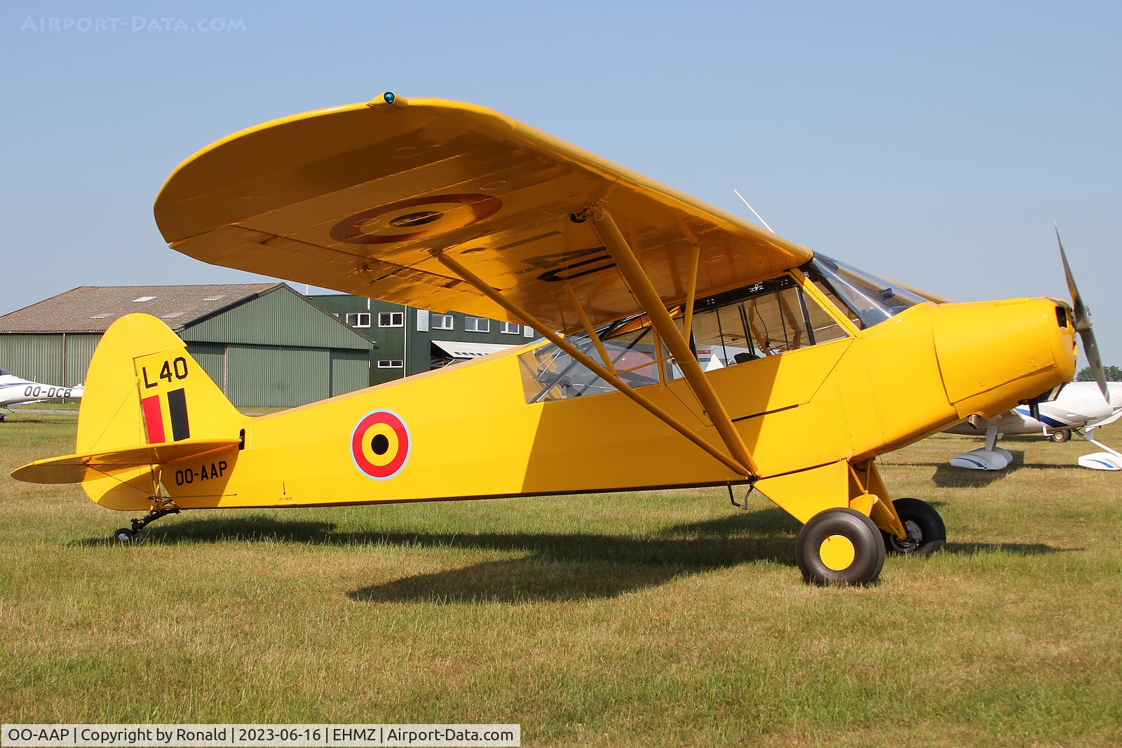 OO-AAP, 1953 Piper L-18C Super Cub (PA-18-95) C/N 18-3214, at ehmz