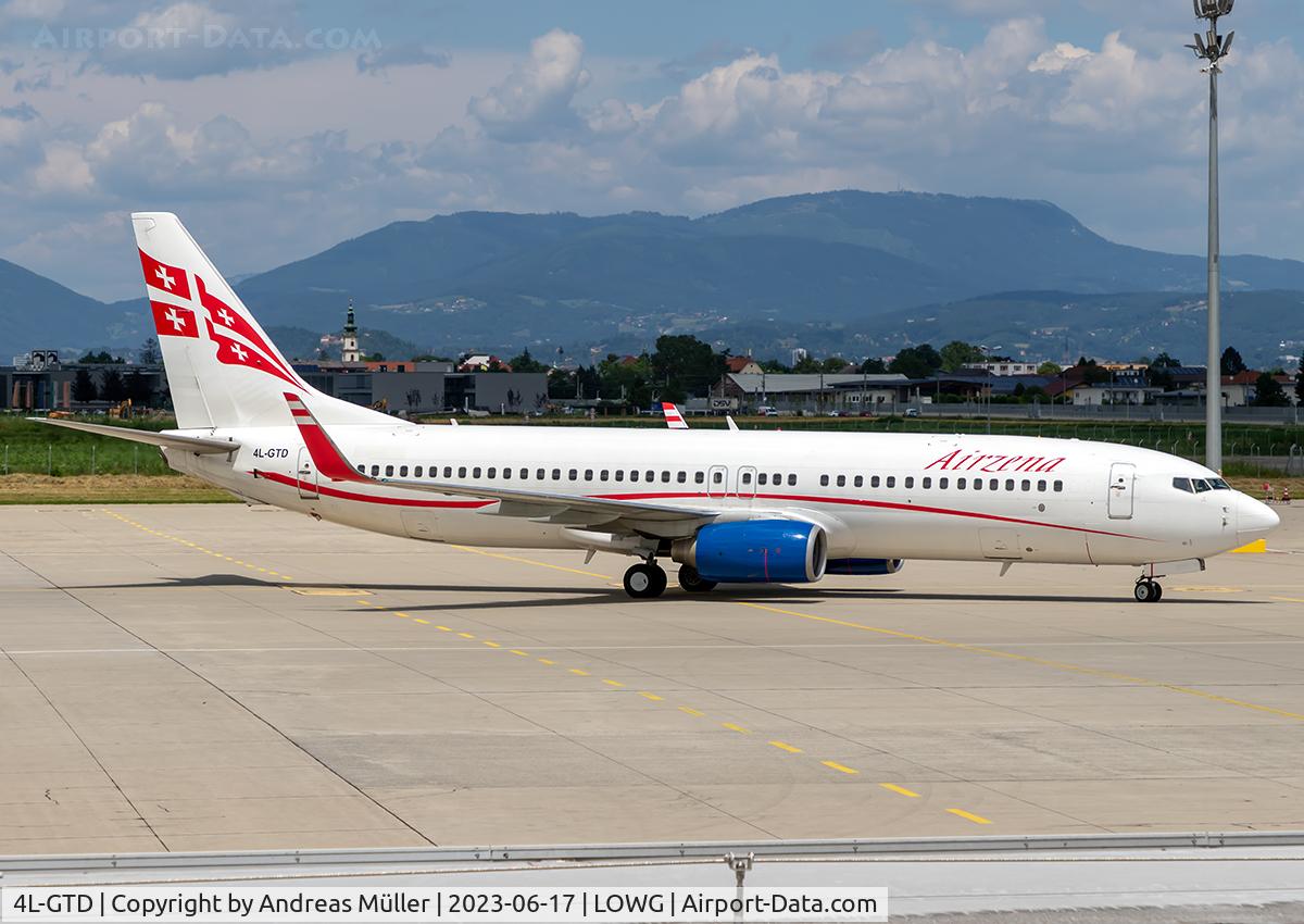 4L-GTD, 2008 Boeing 737-8FH C/N 35105, Arrived from Tiflis.
