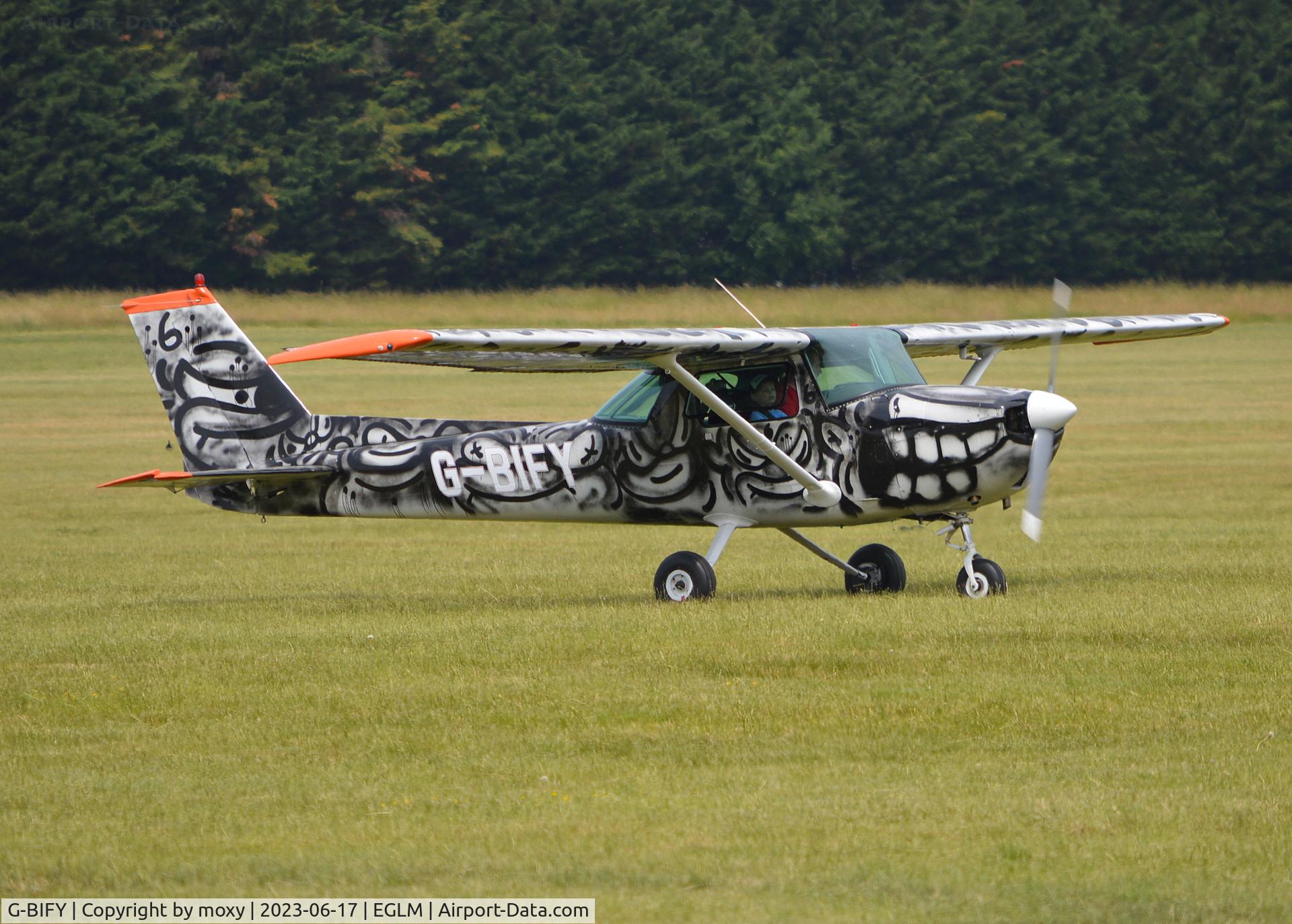 G-BIFY, 1972 Reims F150L C/N 0829, Reims Cessna F150L at White Waltham. Ex PH-CEZ