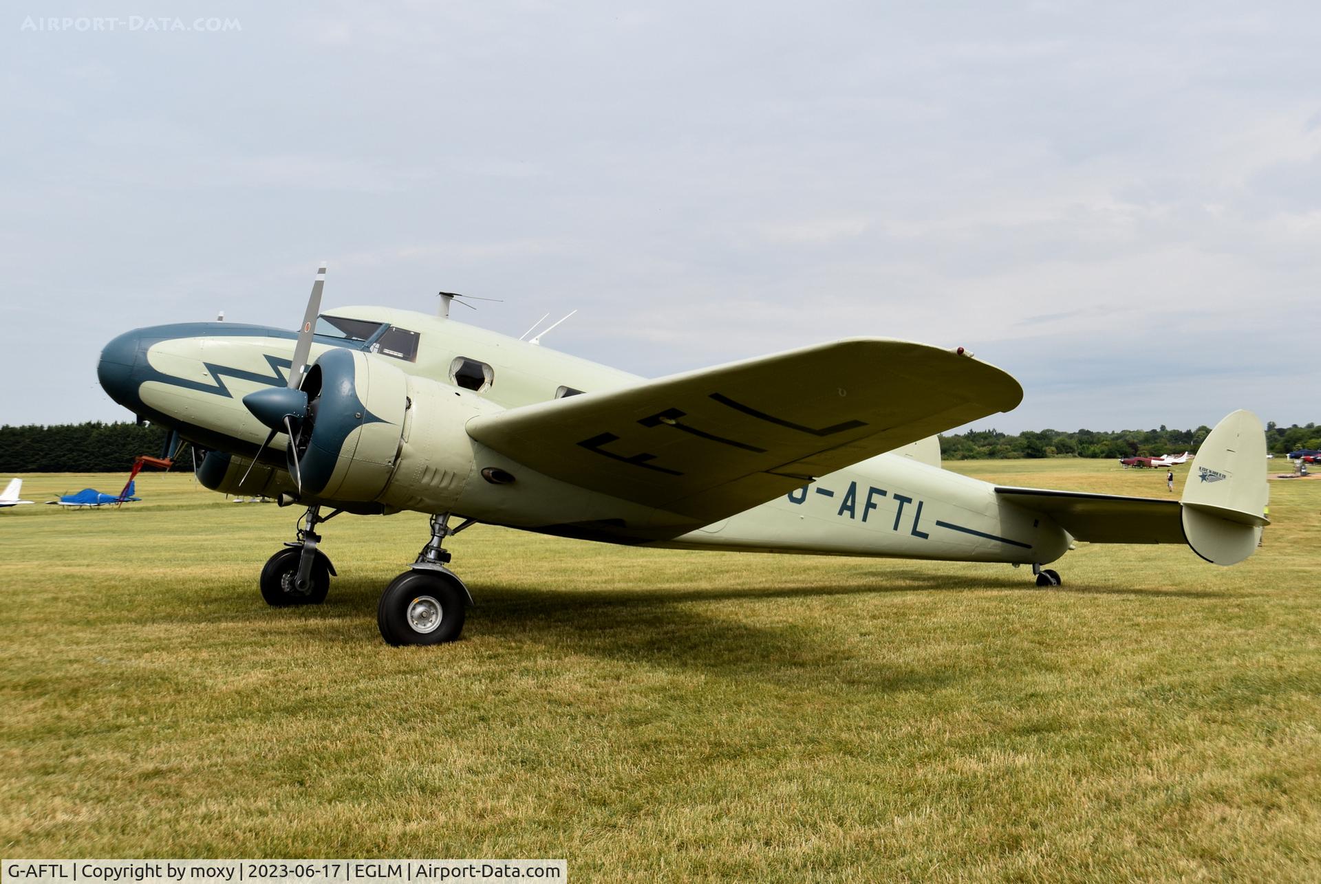 G-AFTL, 1936 Lockheed 12A Electra Junior C/N 1203, Lockheed 12A Electra Junior at White Waltham. Ex N12EJ