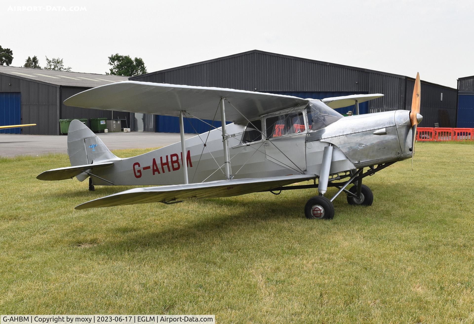 G-AHBM, 1935 De Havilland DH.87B Hornet Moth C/N 8126, De Havilland DH.87B Hornet Moth at White Waltham. Ex P6785