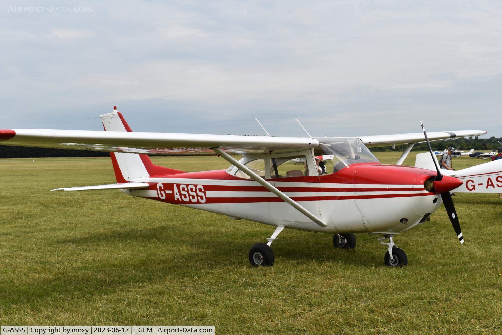 G-ASSS, 1964 Cessna 172E C/N 172-51467, Cessna 172E Skyhawk at White Waltham. Ex N5567T