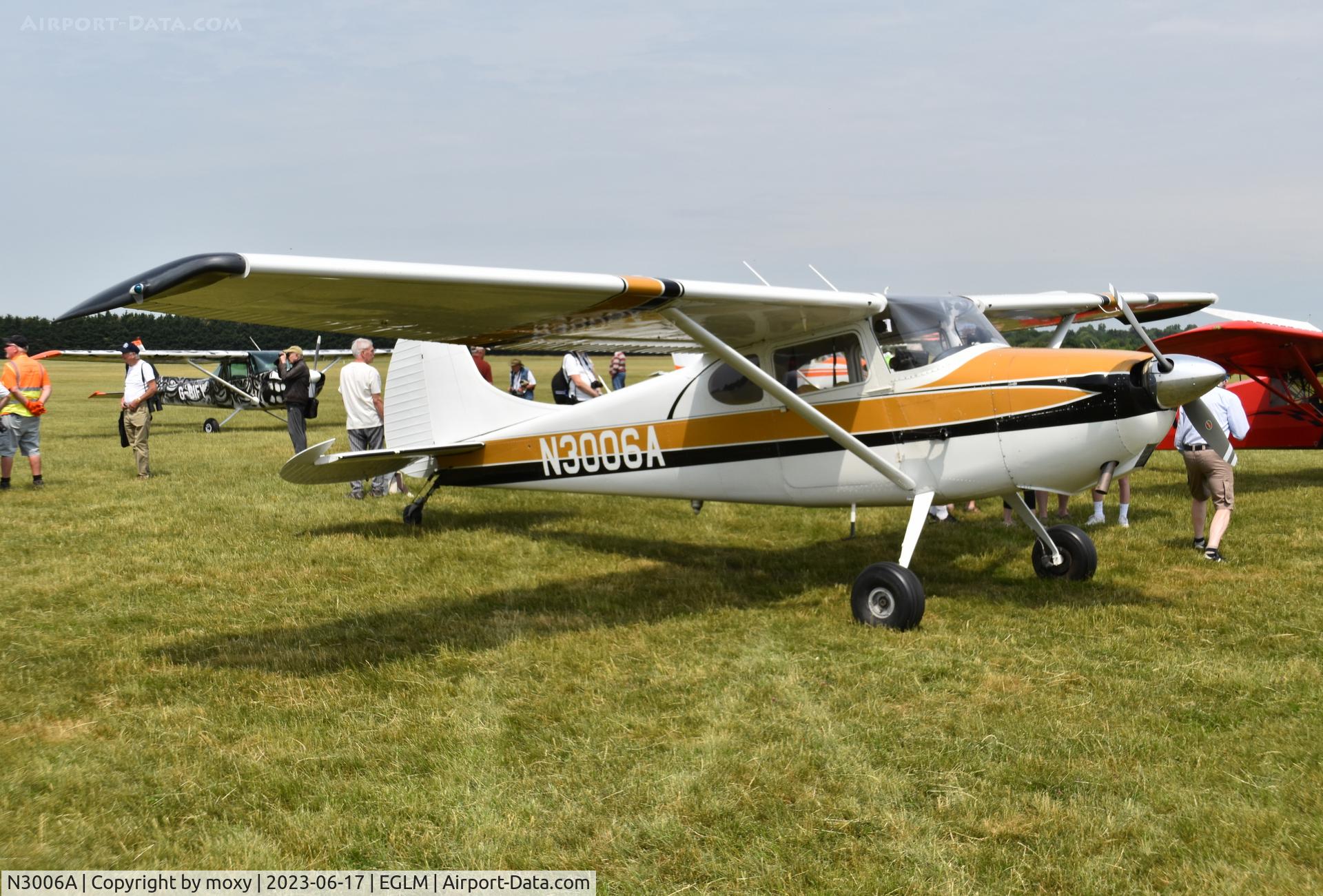 N3006A, 1953 Cessna 170B C/N 25650, Cessna 170B at White Waltham.