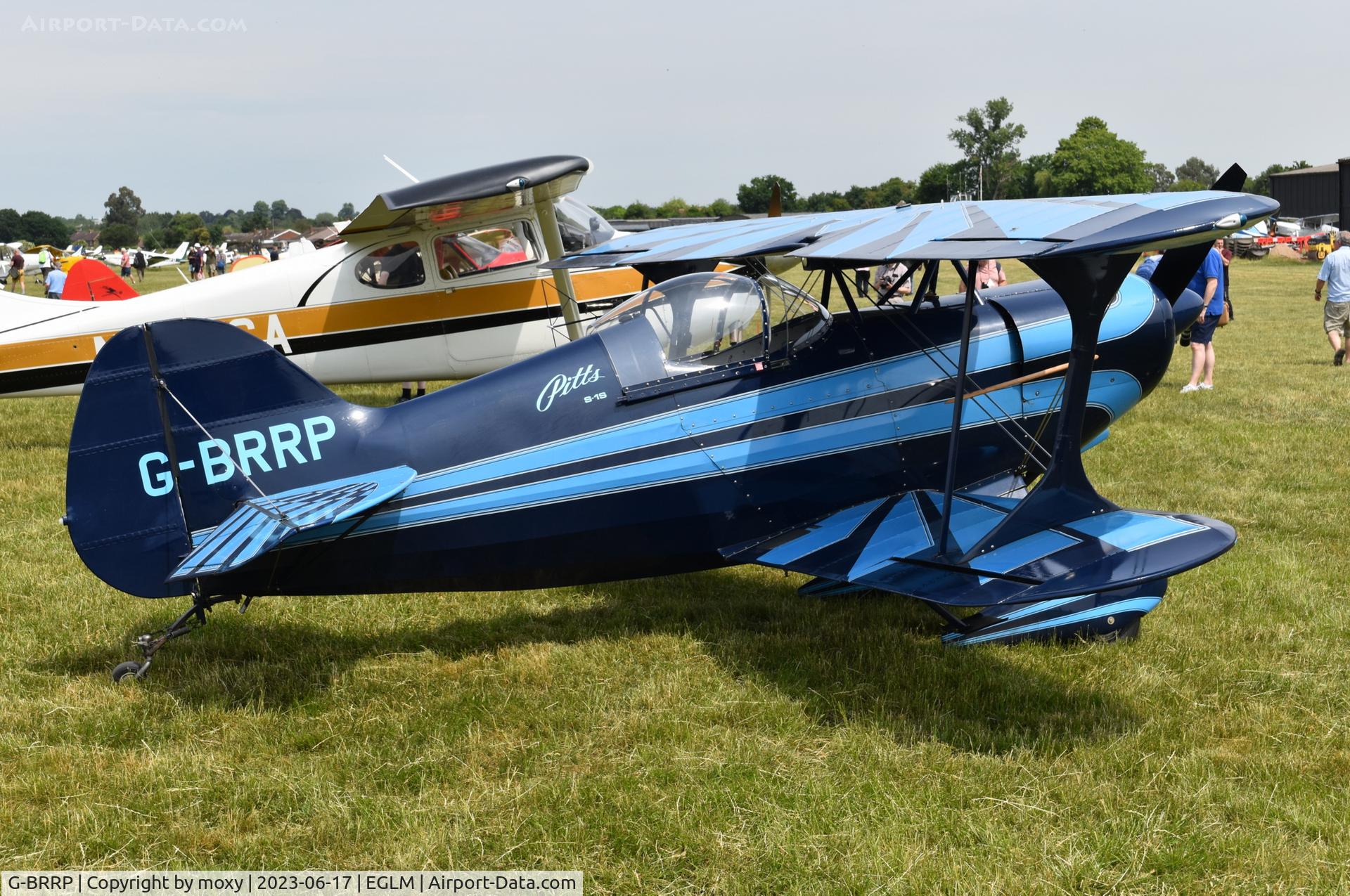G-BRRP, 1980 Pitts S-1S Special C/N 7-0332, Pitts S-1S at White Waltham. Ex N5TD