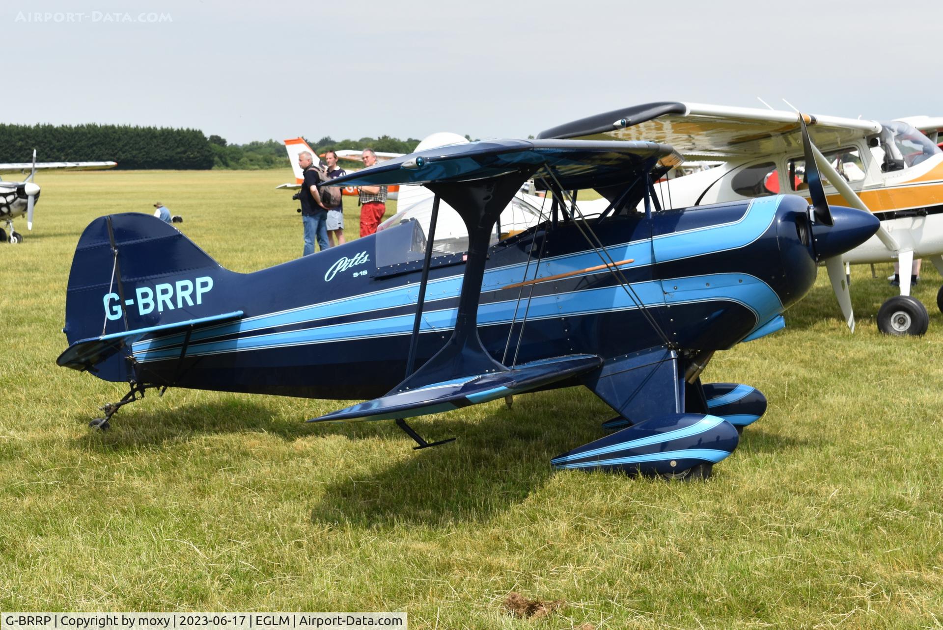 G-BRRP, 1980 Pitts S-1S Special C/N 7-0332, Pitts S-1S at White Waltham. Ex N5TD