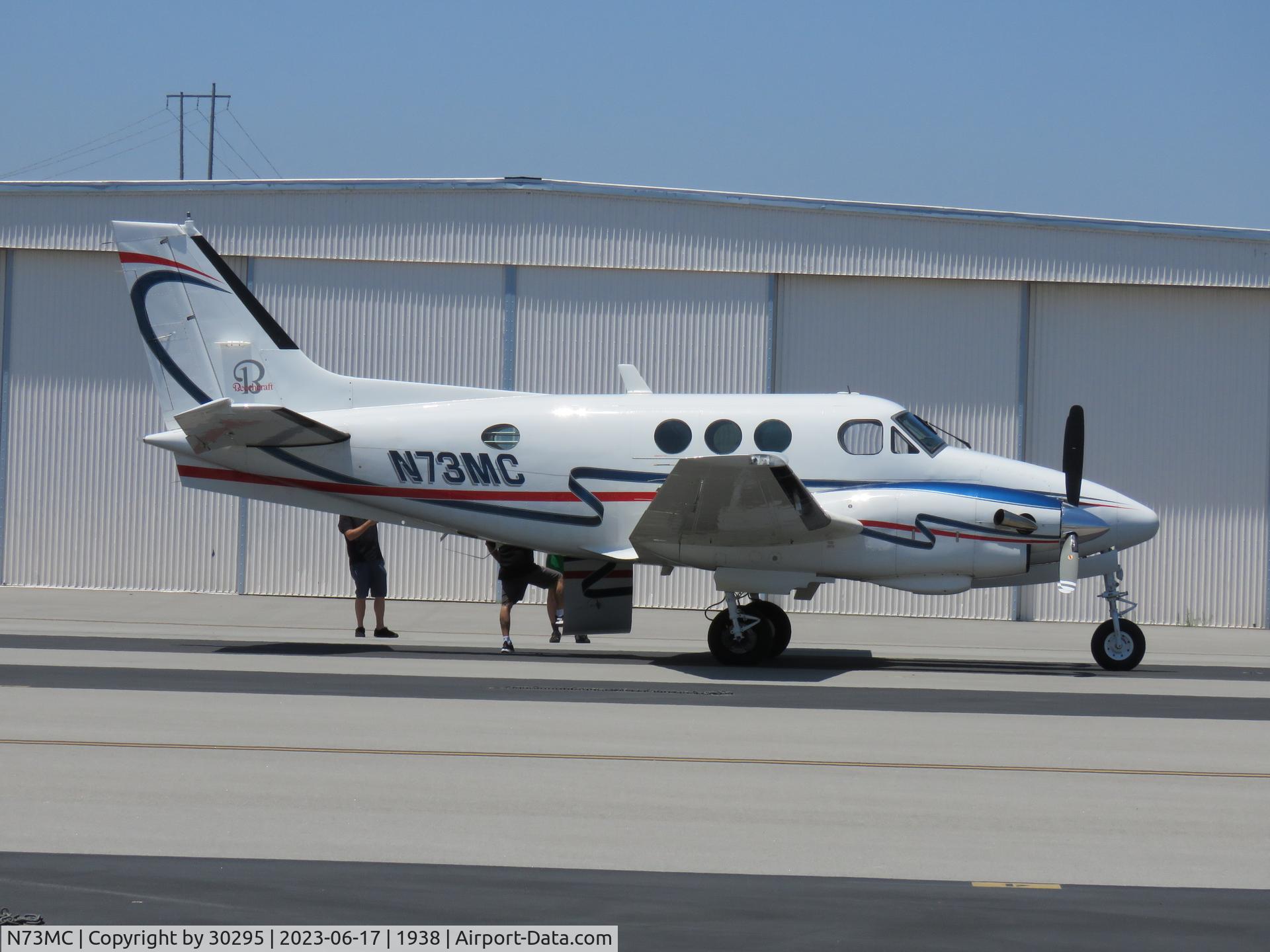 N73MC, 1973 Beech C90 King Air C/N LJ-600, Parked