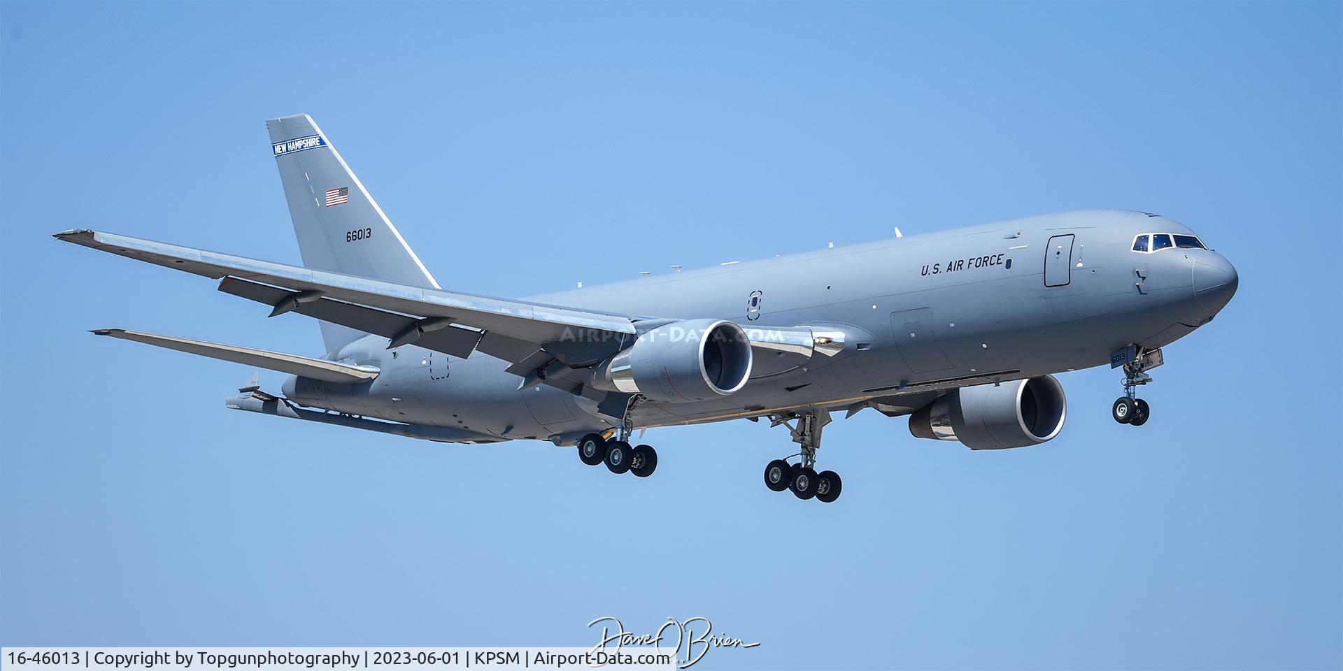 16-46013, 2020 Boeing KC-46A Pegasus C/N 34109, PACK81 landing RW16