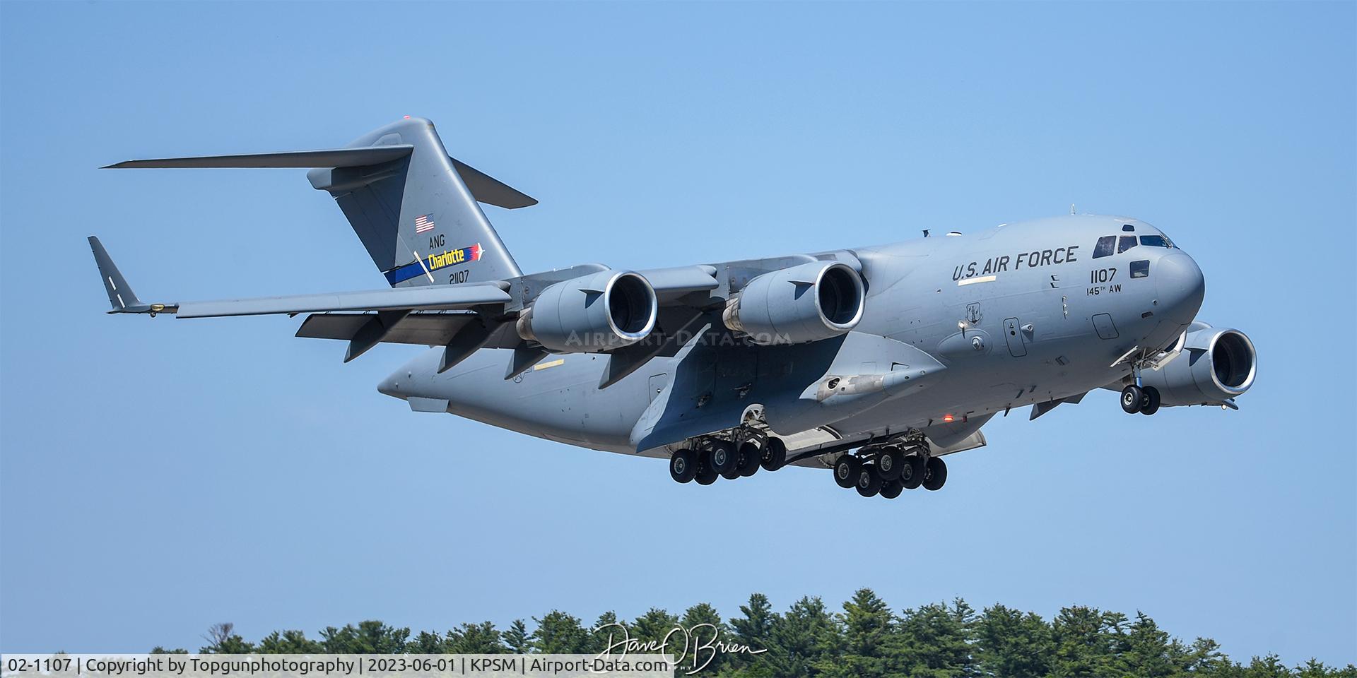 02-1107, 2002 Boeing C-17A Globemaster III C/N P-107, EPIC31