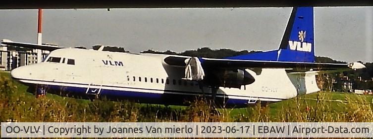 OO-VLV, 1989 Fokker 50 C/N 20160, Slide-scan