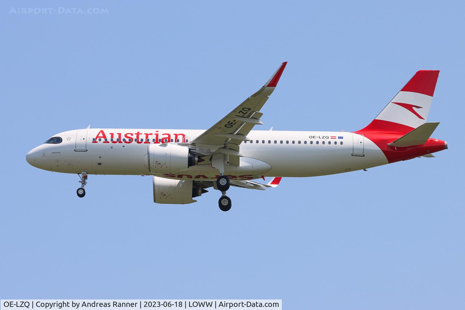 OE-LZQ, Airbus A320-271N C/N 11467, Austrian Airlines A320neo