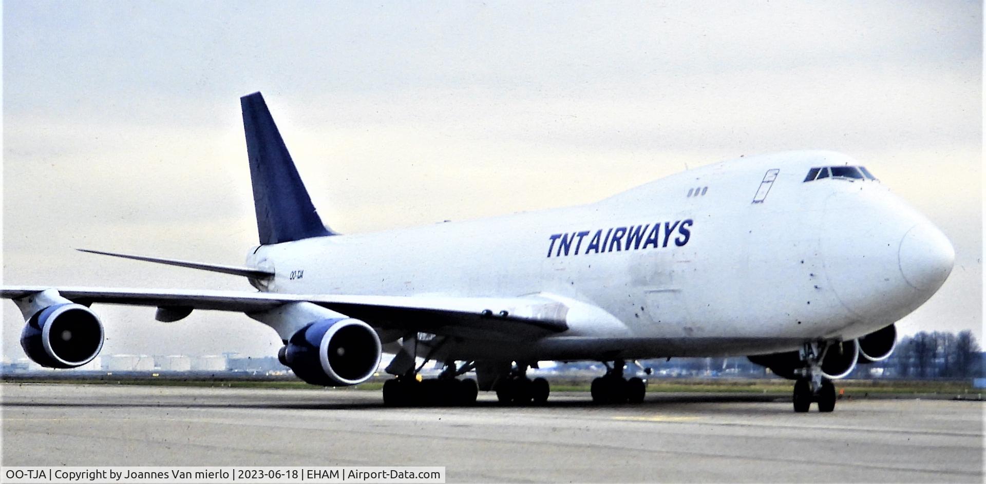 OO-TJA, 1998 Boeing 747-47UF C/N 29255, Slide-scan