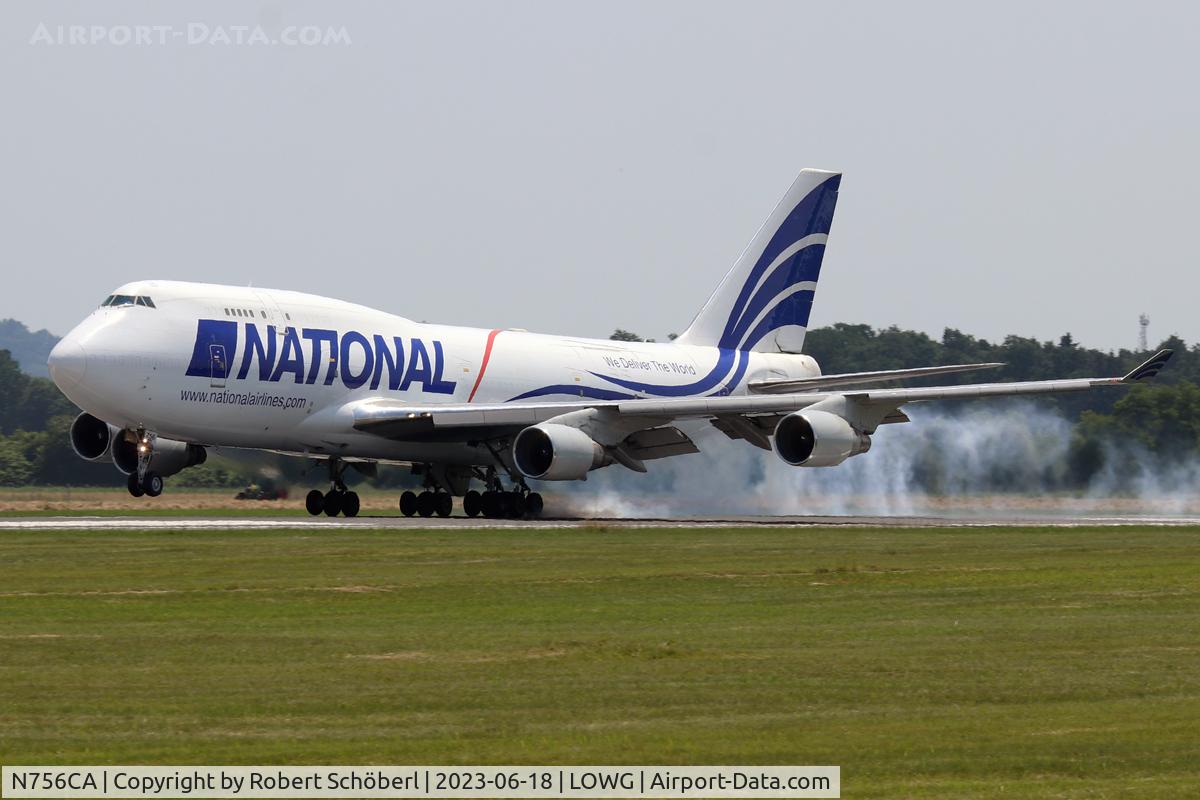 N756CA, 1992 Boeing 747-412/BCF C/N 26547, N756CA @ LOWG 2023