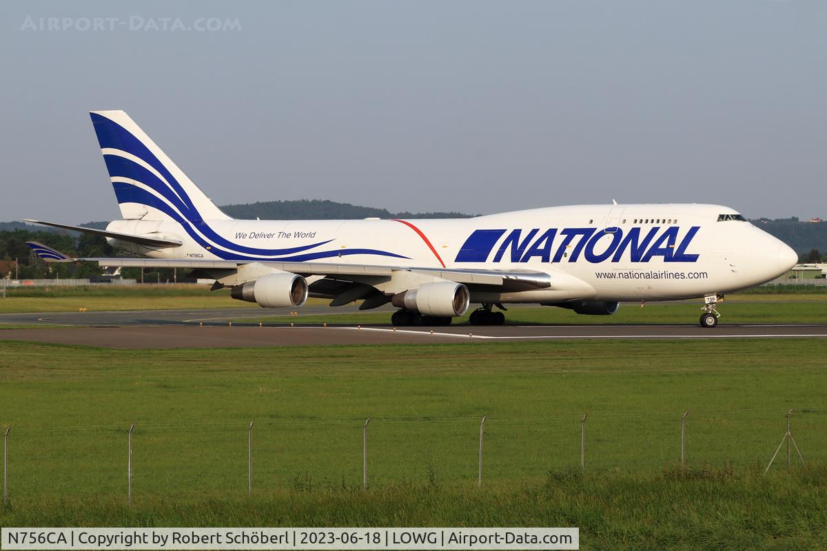 N756CA, 1992 Boeing 747-412/BCF C/N 26547, N756CA @ LOWG 2023