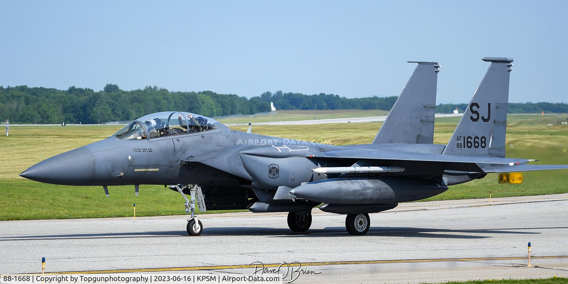 88-1668, 1988 McDonnell Douglas F-15E Strike Eagle C/N 1077/E052, SIEGE11, 334th FS