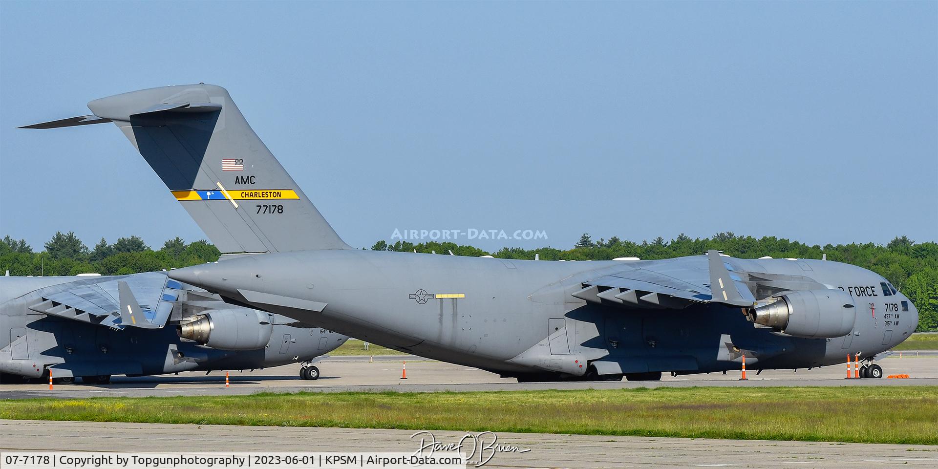 07-7178, 2008 Boeing C-17A Globemaster III C/N F-195, REACH570 on the ramp