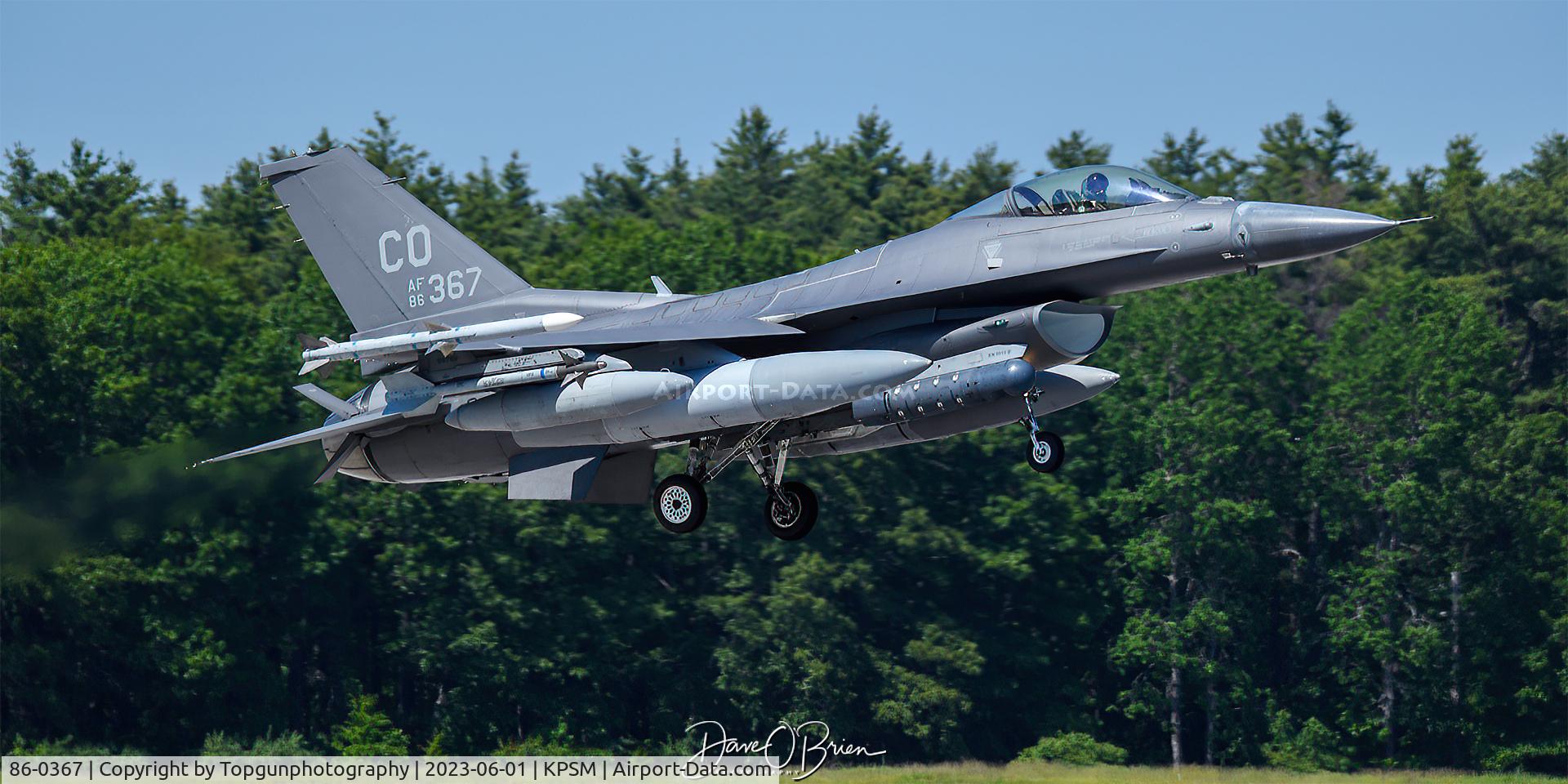 86-0367, 1987 Lockheed Martin F-16C Fighting Falcon C/N 5C-473, REDEYE13