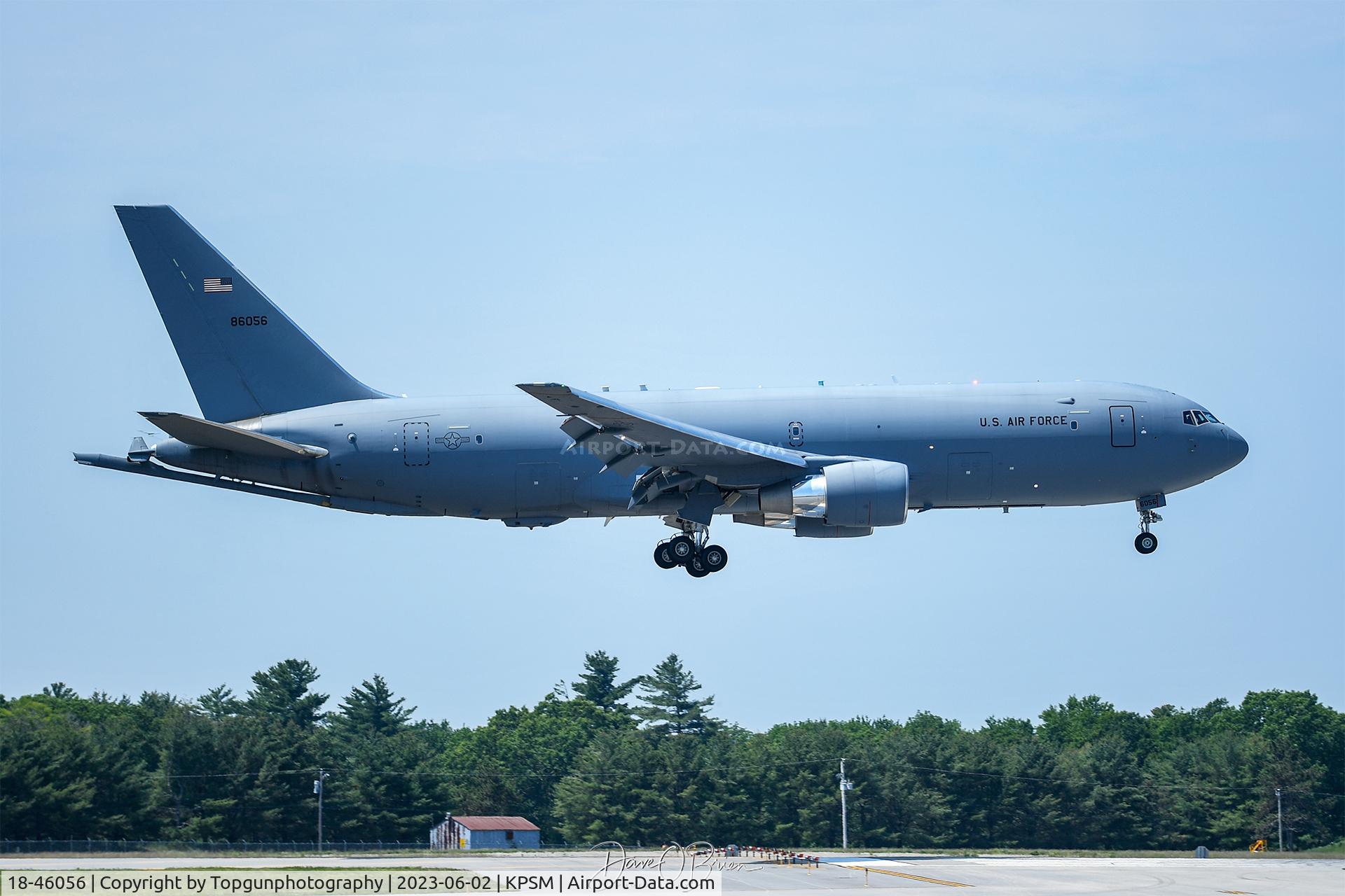 18-46056, 2019 Boeing KC-46A C/N 41881/1205, BACKY53 stops into Pease