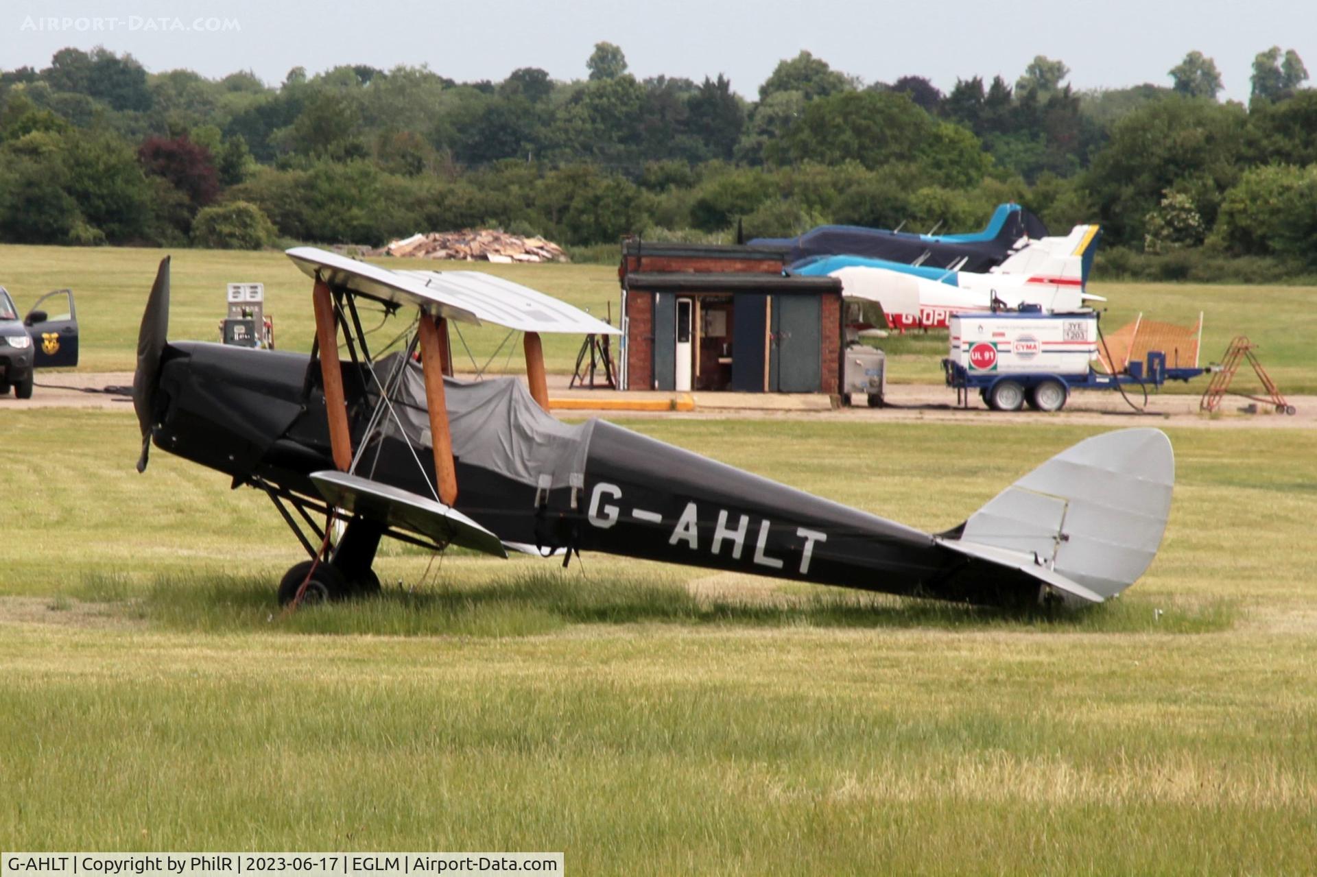 G-AHLT, 1939 De Havilland DH-82A Tiger Moth II C/N 82247, G-AHLT 1939 DH82A Tiger Moth Air Britain Fly In White Waltham