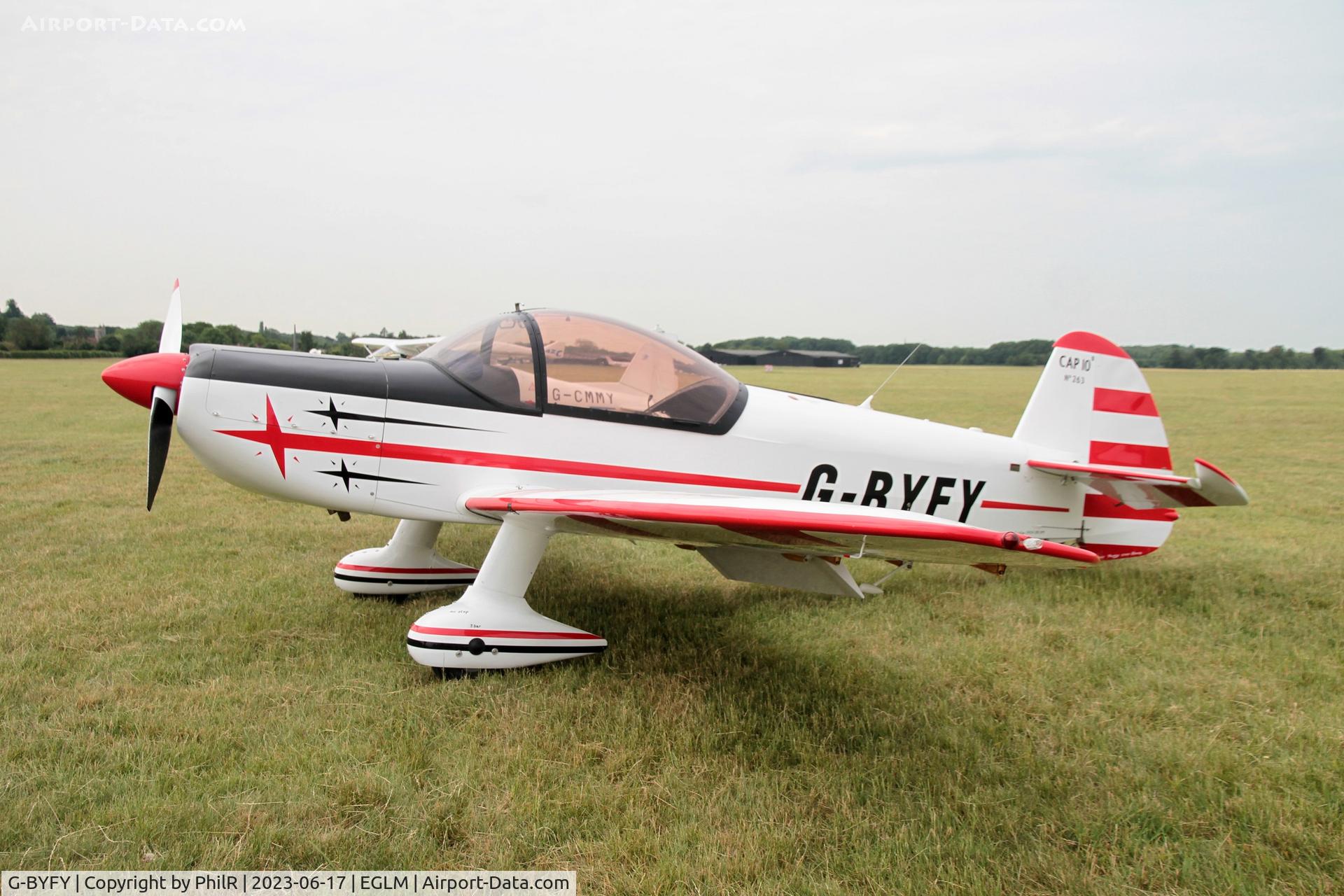 G-BYFY, 1992 Mudry CAP-10B C/N 263, G-BYFY 1992 Avions Mudry et Cie CAP 10 Air Britain Fly In White Waltham