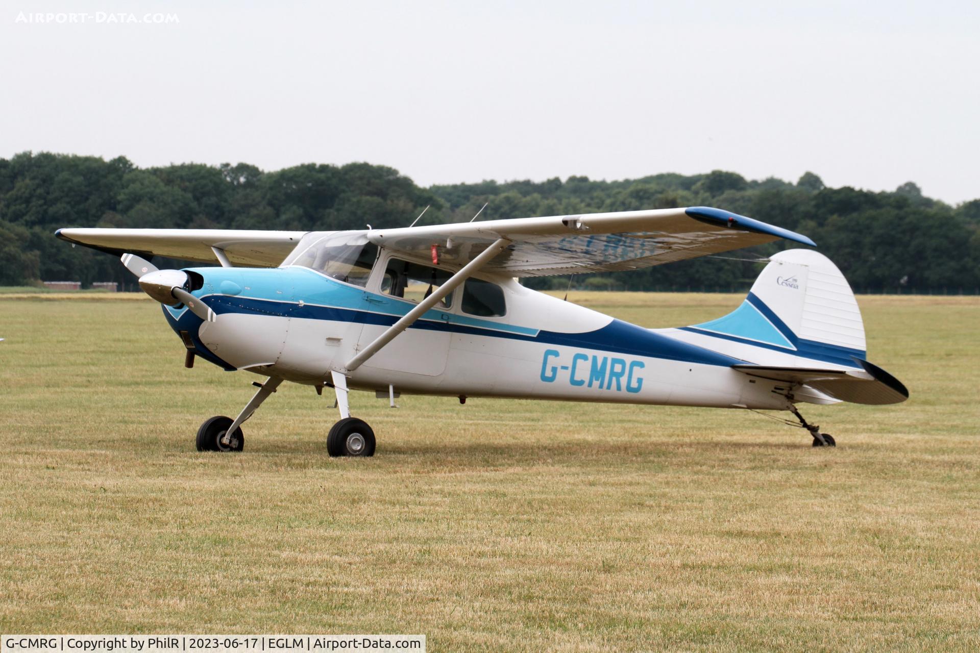 G-CMRG, 1956 Cessna 170B C/N 27093, G-CMRG 1956 Cessna 170B Air Britain Fly In White Waltham