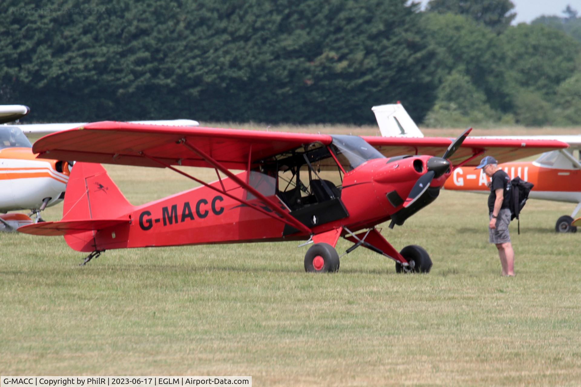 G-MACC, 2018 Cub Crafters Carbon Cub EX2 C/N CCK-1865-1016, G-MACC 2018 Carbon Cub EX-2 Air Britain Fly In White Waltham
