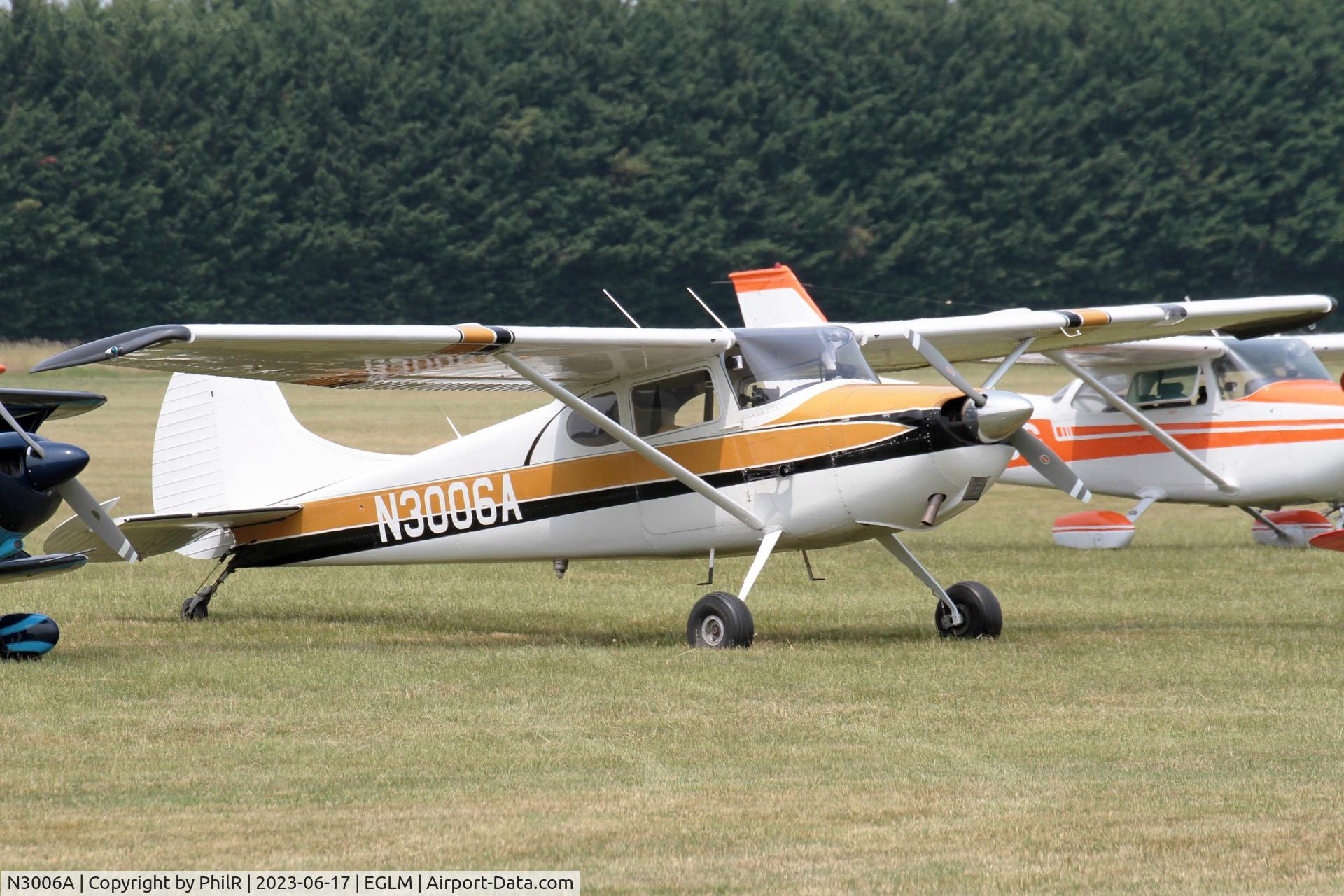 N3006A, 1953 Cessna 170B C/N 25650, N3006A 1953 Cessna 170B Air Britain Fly In White Waltham