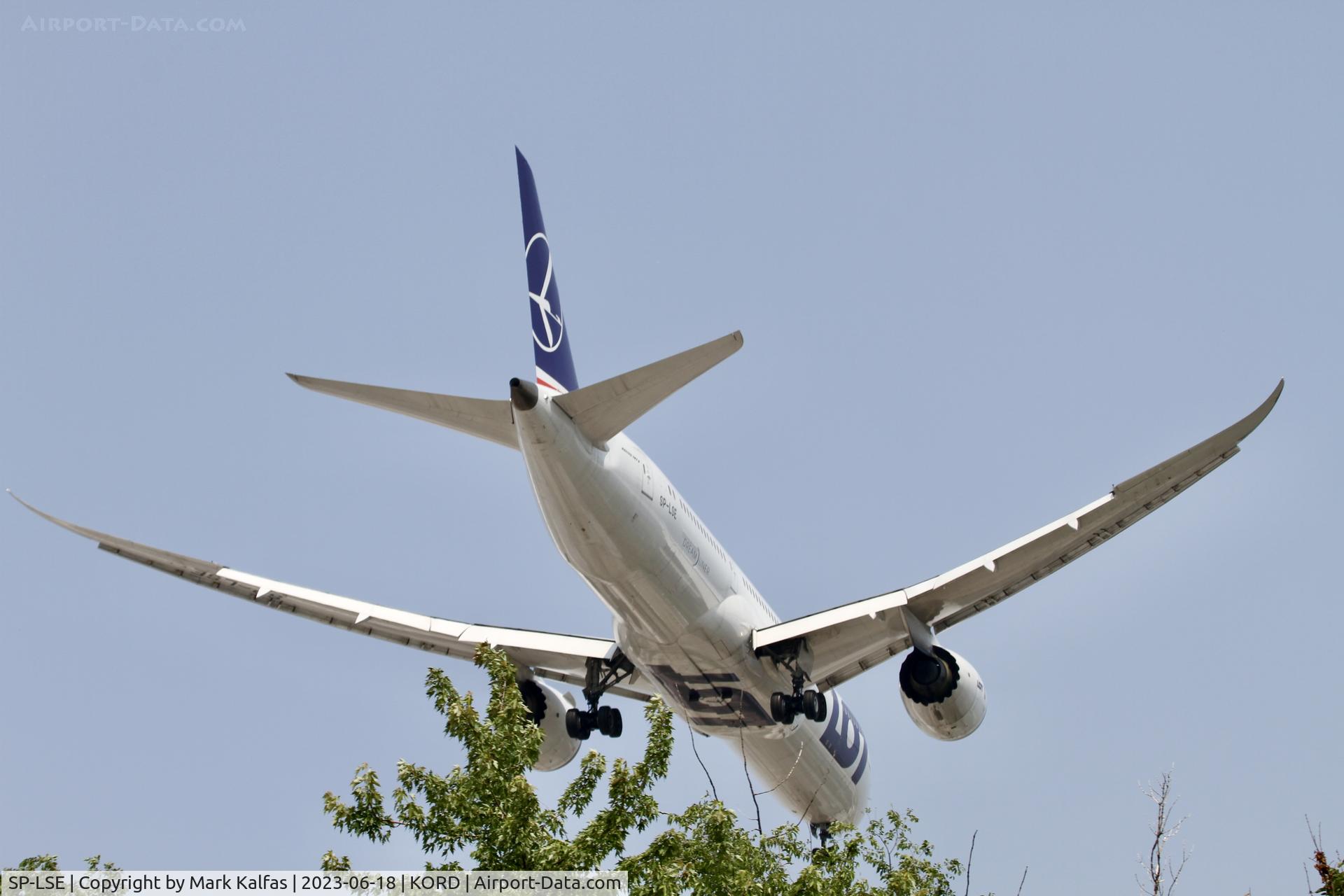 SP-LSE, 2019 Boeing 787-9 Dreamliner C/N 62173, LOT B789 SP-LSE operating as LOT1 from WAW to ORD