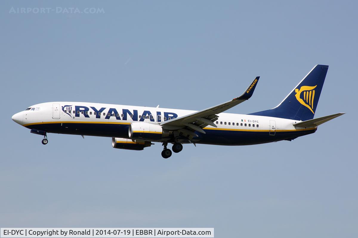 EI-DYC, 2008 Boeing 737-8AS C/N 36567, at bru
