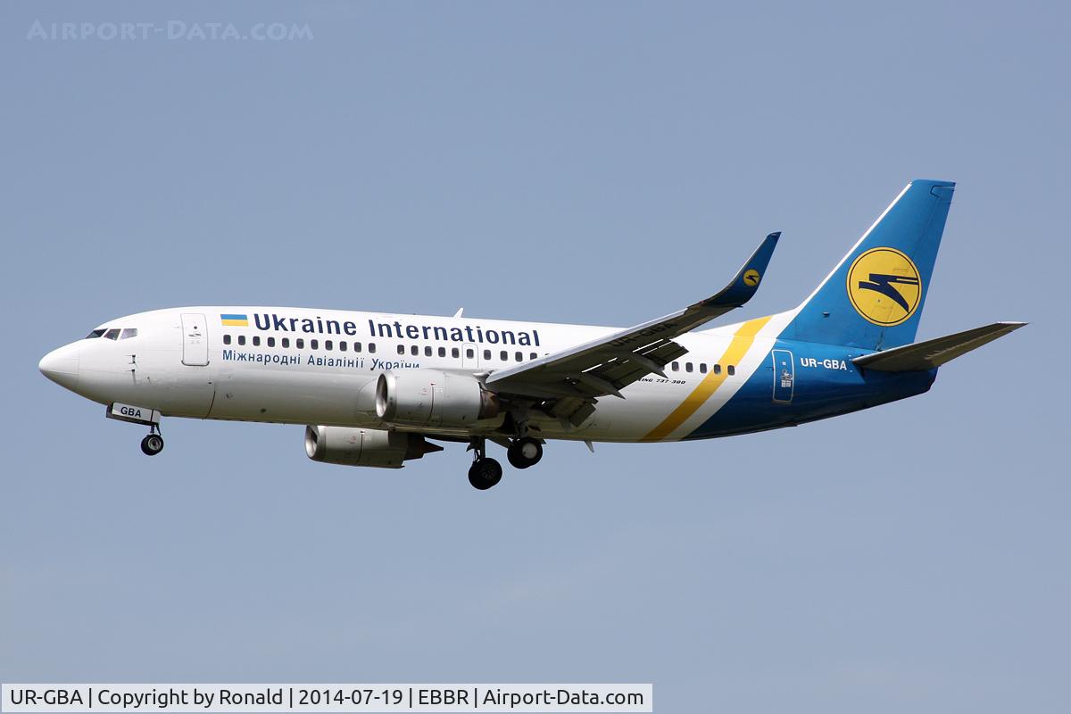 UR-GBA, 1997 Boeing 737-36N C/N 28670, at bru