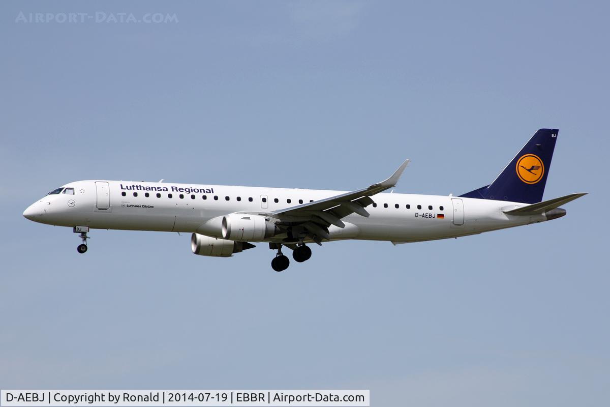 D-AEBJ, 2011 Embraer 195LR (ERJ-190-200LR) C/N 19000486, at bru