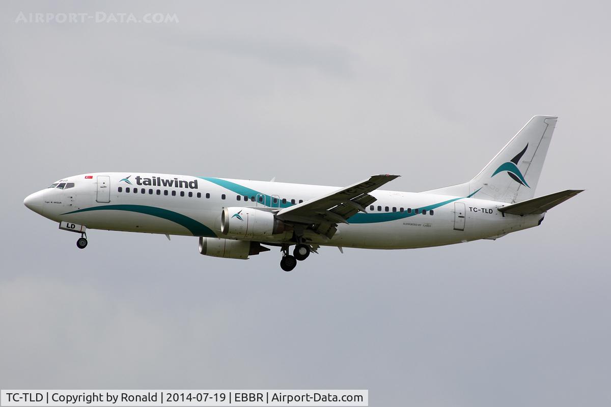 TC-TLD, 1996 Boeing 737-4Q8 C/N 28199, at bru