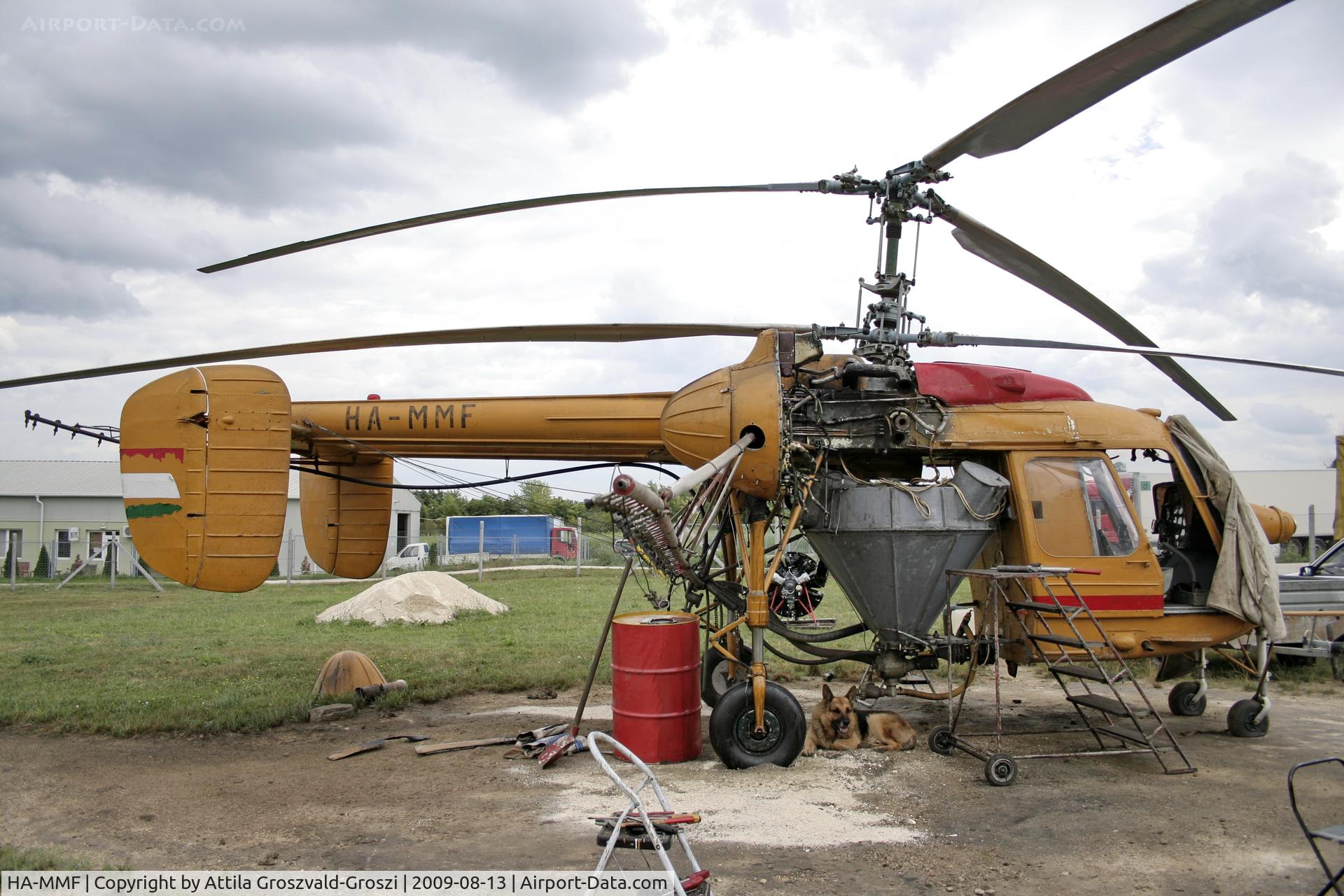 HA-MMF, 1970 Kamov Ka-26 Hoodlum C/N 7001103, Zsámbék, agricultural place, Hungary