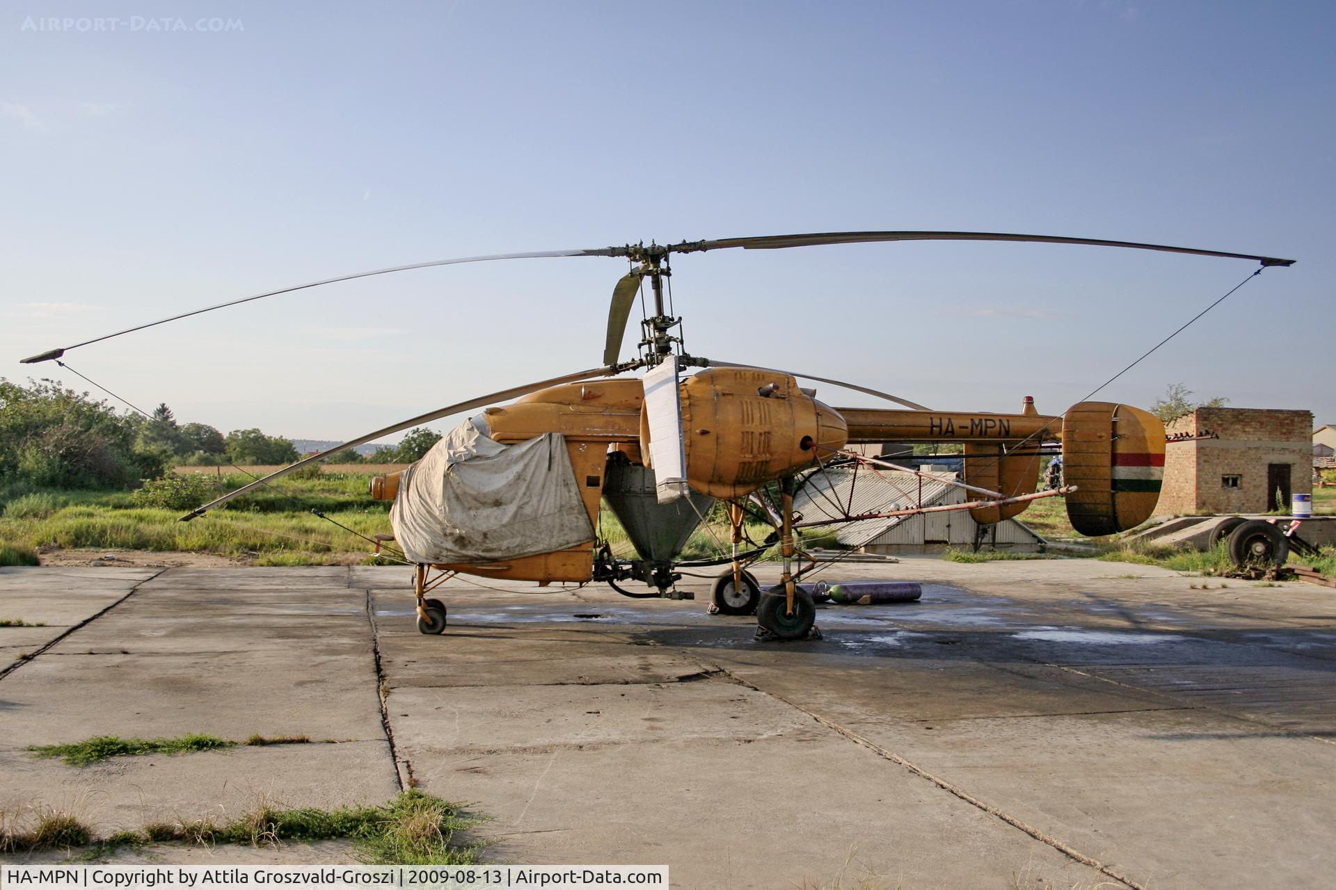 HA-MPN, 1978 Kamov Ka-26 Hoodlum C/N 7806312, Tata, agricultural depot, take-off field, Hungary