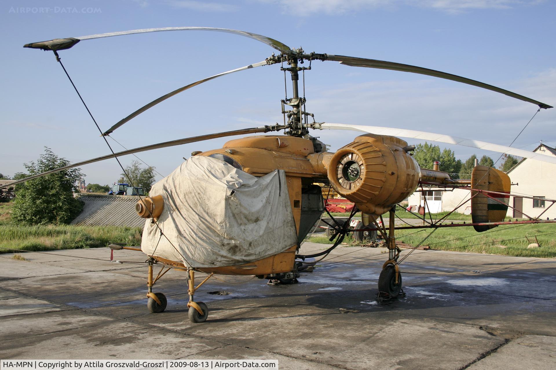 HA-MPN, 1978 Kamov Ka-26 Hoodlum C/N 7806312, Tata, agricultural depot, take-off field, Hungary