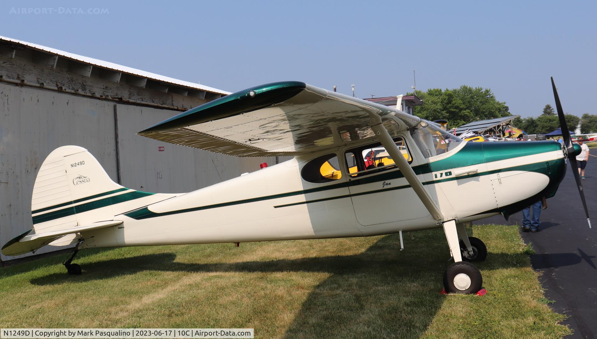 N1249D, 1951 Cessna 170A C/N 20121, Cessna 170A