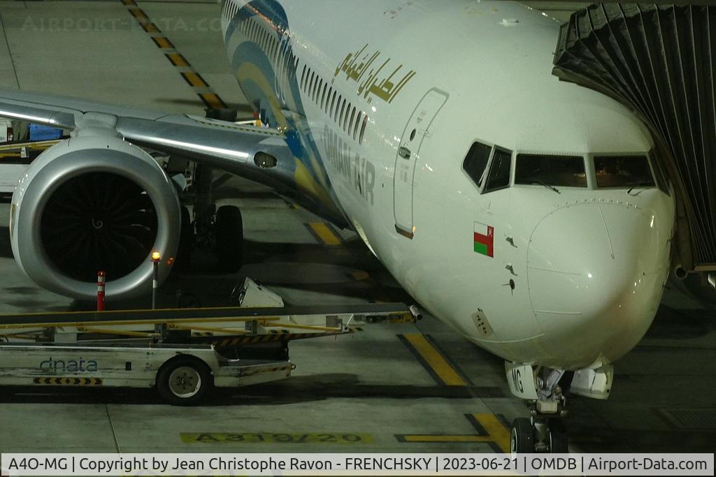 A4O-MG, 2019 Boeing 737-8 MAX C/N 43299, Dubai (DXB)	Muscat (MCT)	WY612