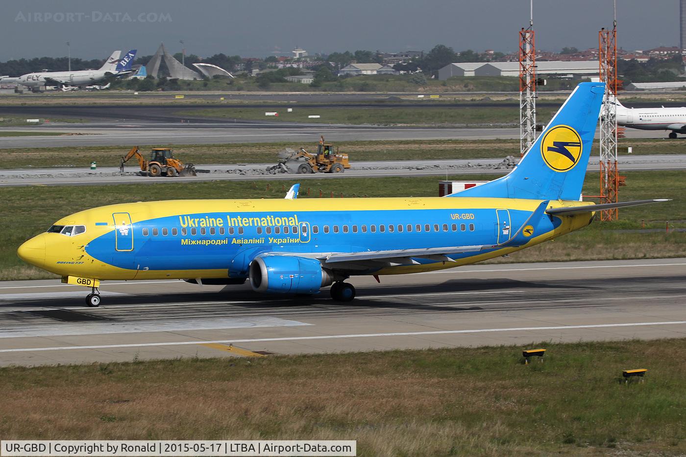 UR-GBD, 1997 Boeing 737-36Q C/N 28659, at ist