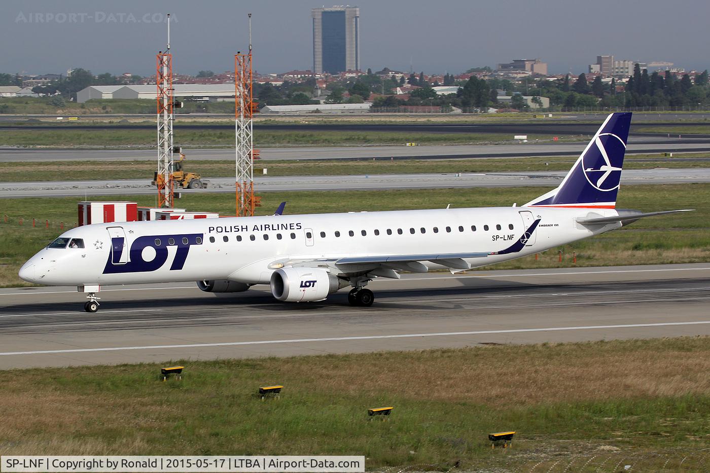 SP-LNF, 2013 Embraer 195LR (ERJ-190-200LR) C/N 19000596, at ist