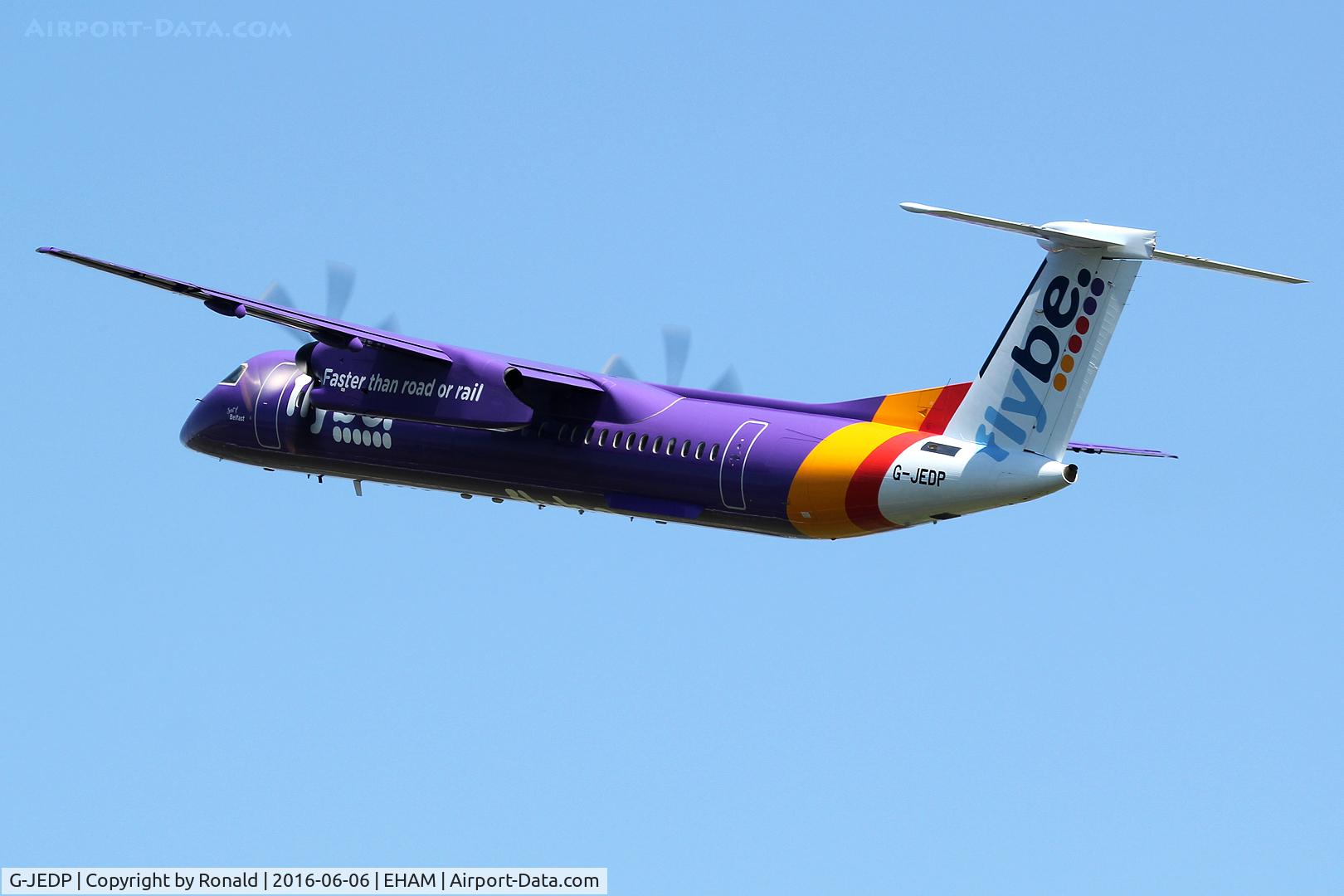 G-JEDP, 2003 De Havilland Canada DHC-8-402Q Dash 8 C/N 4085, at spl