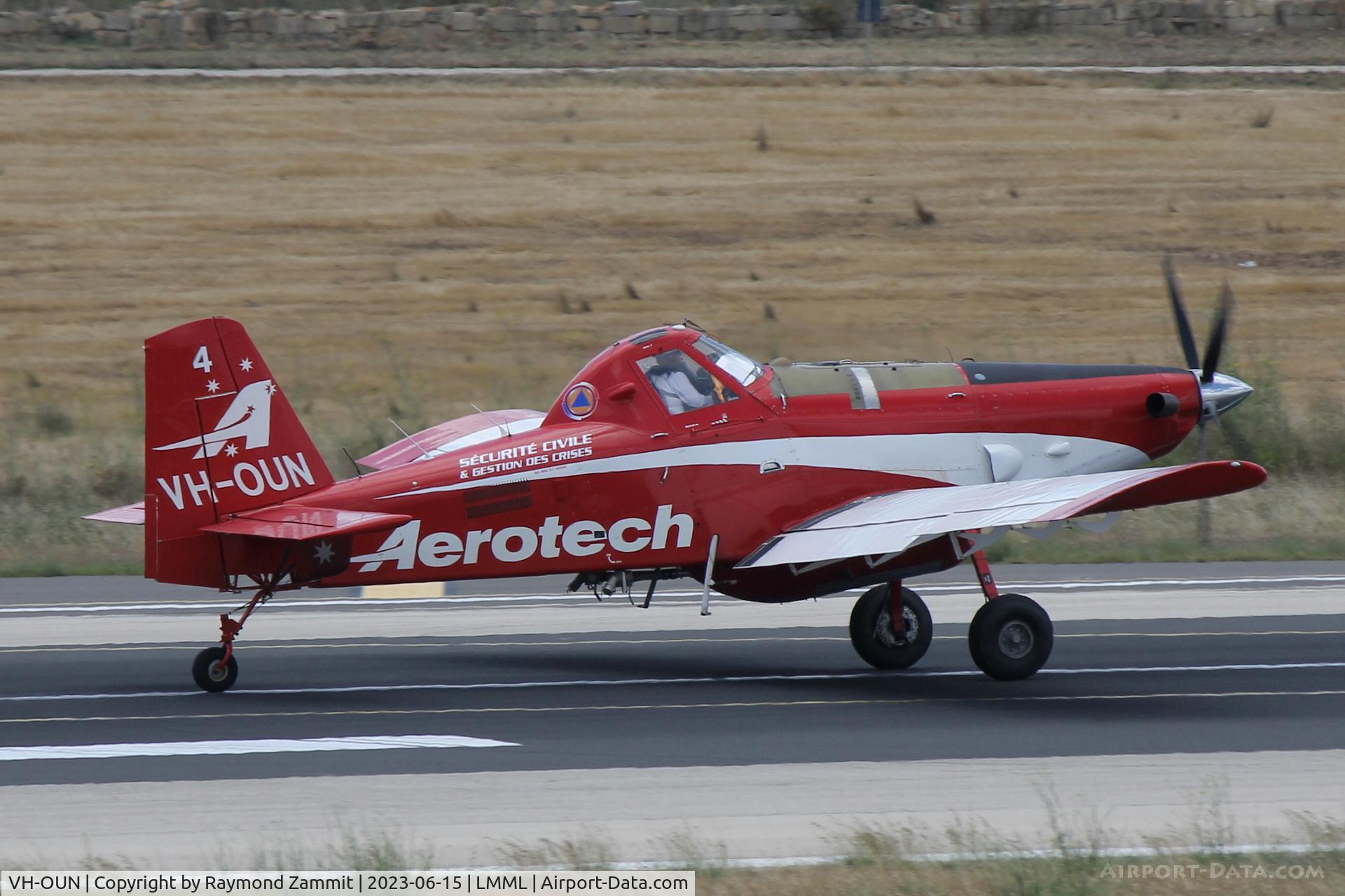 VH-OUN, 2018 Air Tractor AT-802A C/N 802A-0765, Air Tractor AT-802A VH-OUN Aerotech Australasia